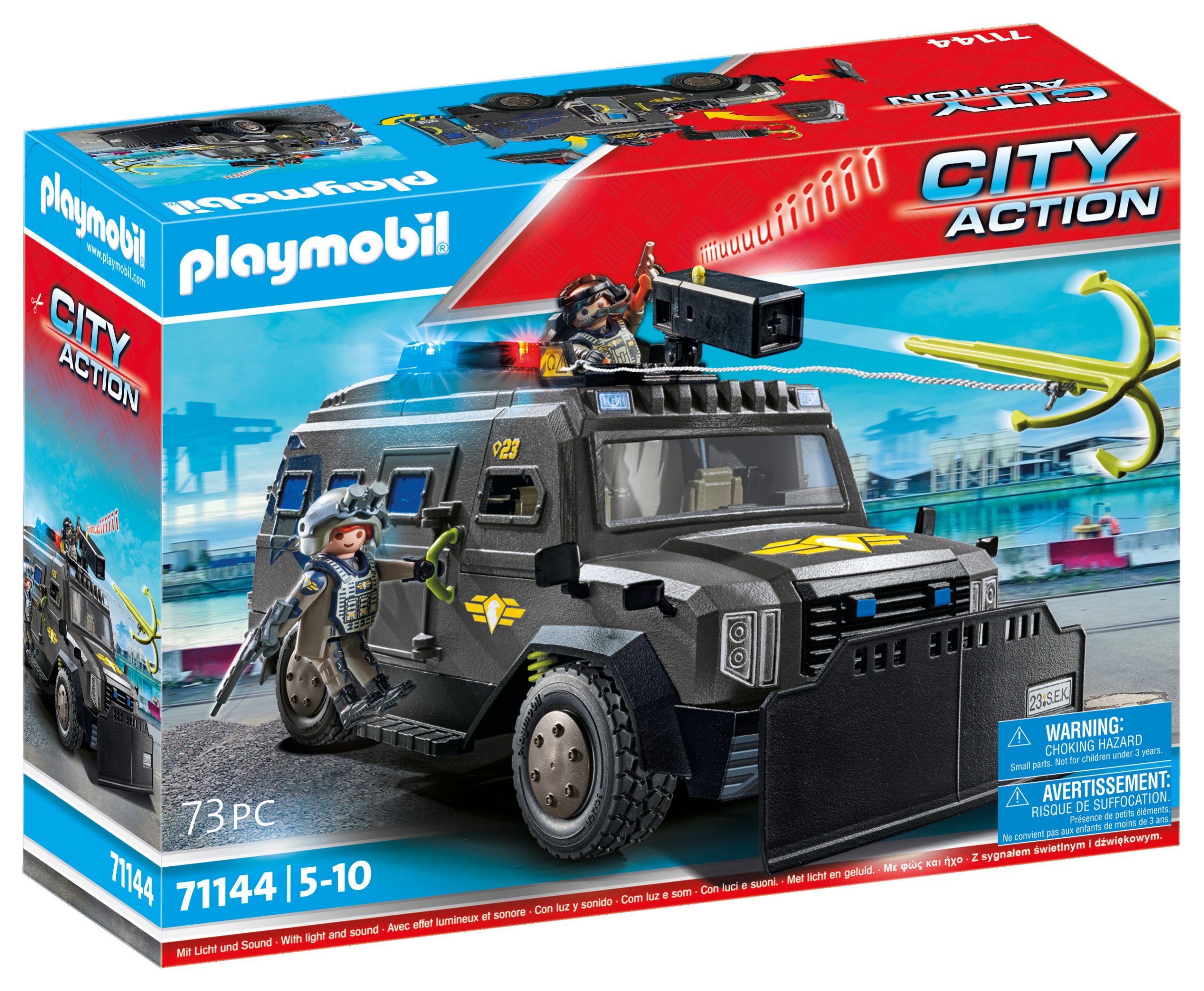 Playmobil – Specialiųjų pajėgų visureigis, City Action, 71144