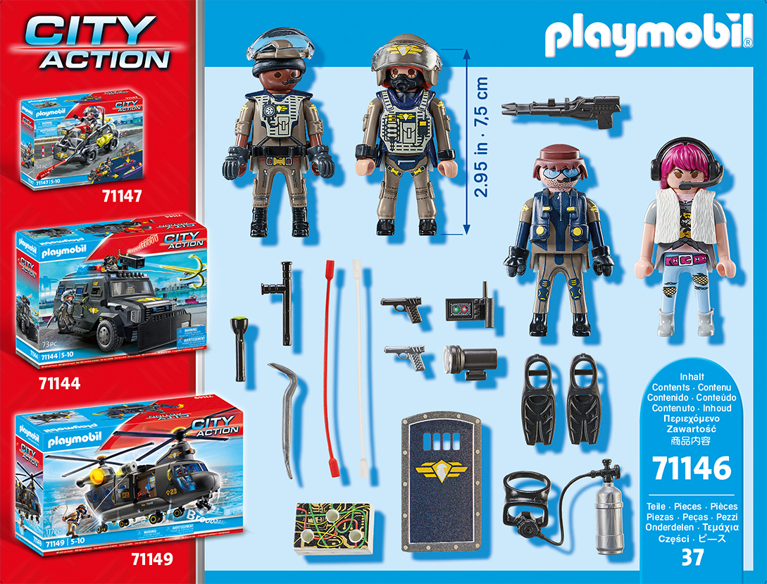 Playmobil – Specialiųjų pajėgų komanda, City Action, 71146 - Image 2