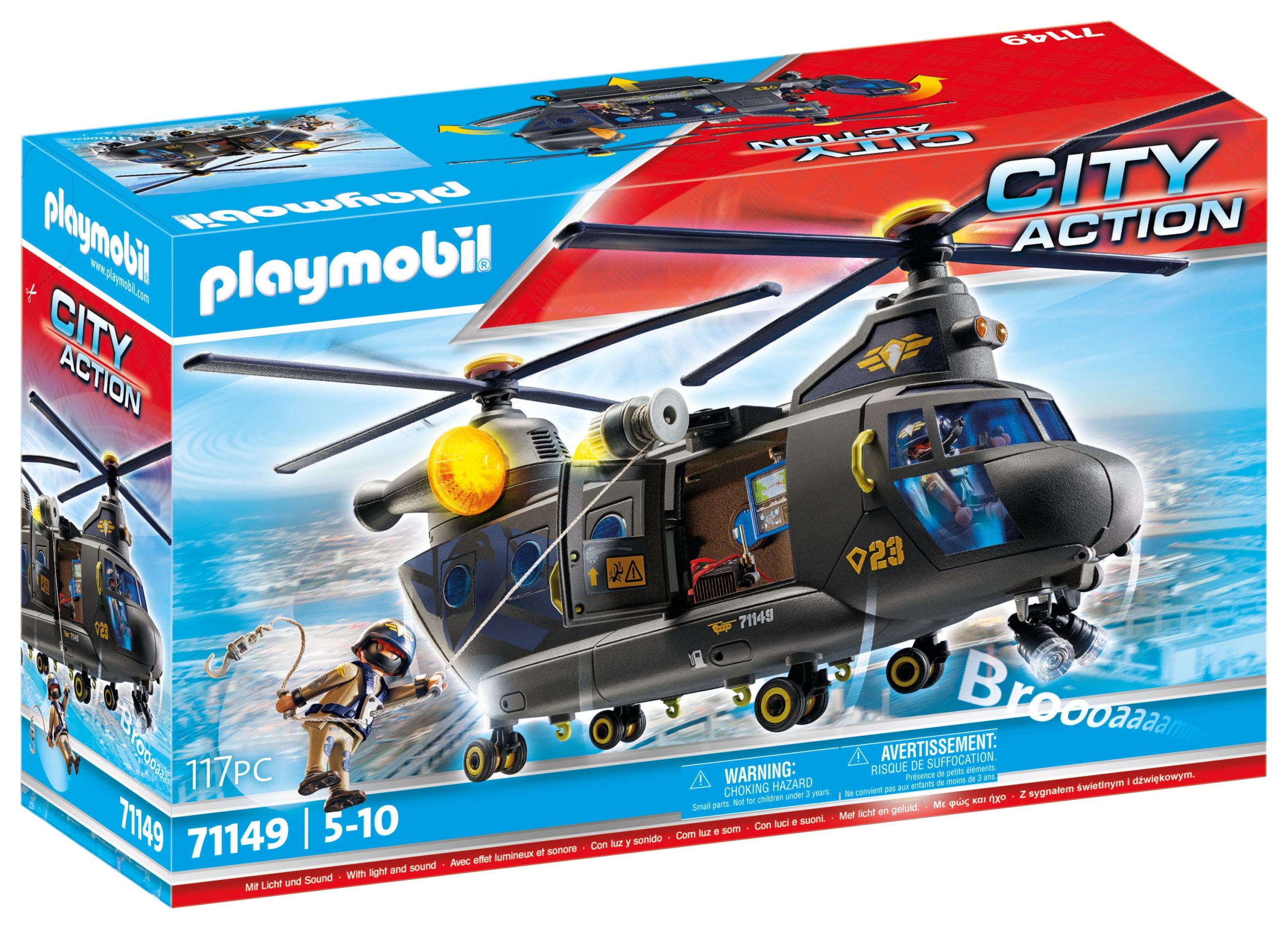 Playmobil - Gelbėtojų lėktuvas, City Action, 71149