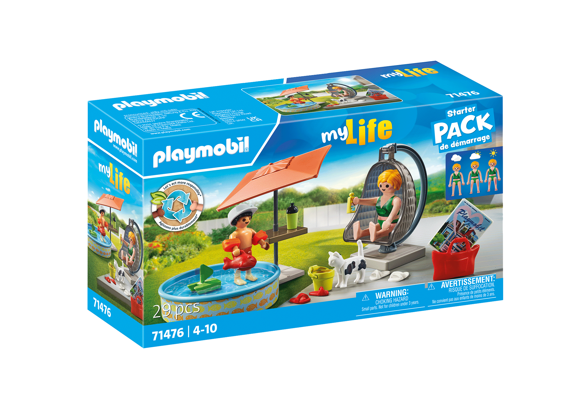 Playmobil - Maudynės kieme, City Life, 71476