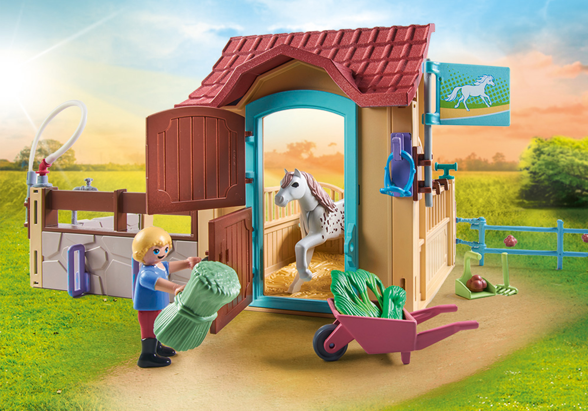 Playmobil - Arklidės, Horses Of Waterfall, 71494 - Image 4