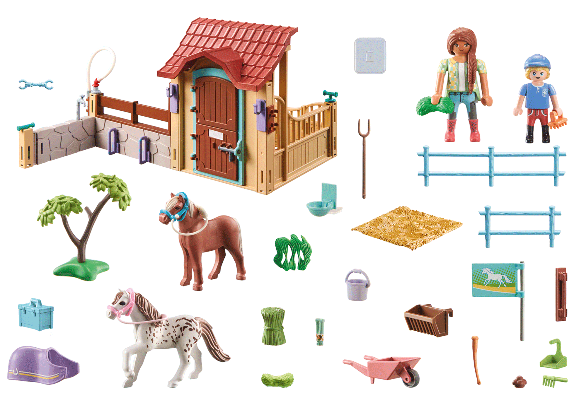 Playmobil - Arklidės, Horses Of Waterfall, 71494 - Image 6
