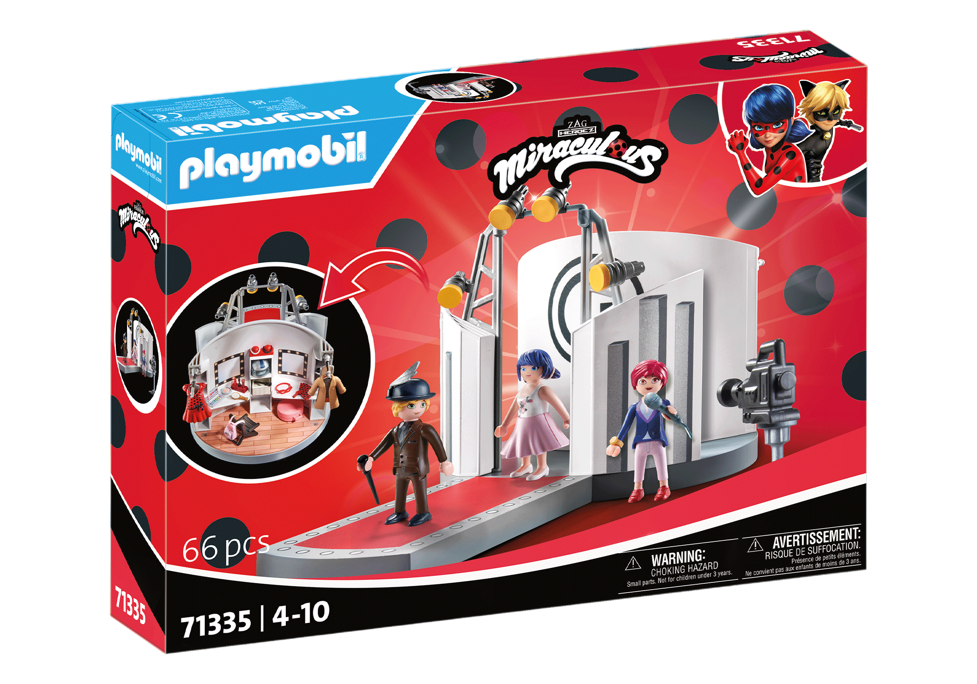 Miraculous Ladybug – Madų šou Paryžiuje, Playmobil, 71335