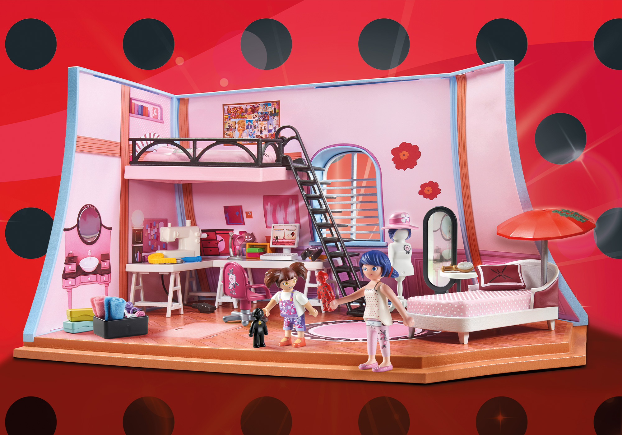Miraculous Ladybug – Marinetės loftas, Playmobil, 71334 - Image 2