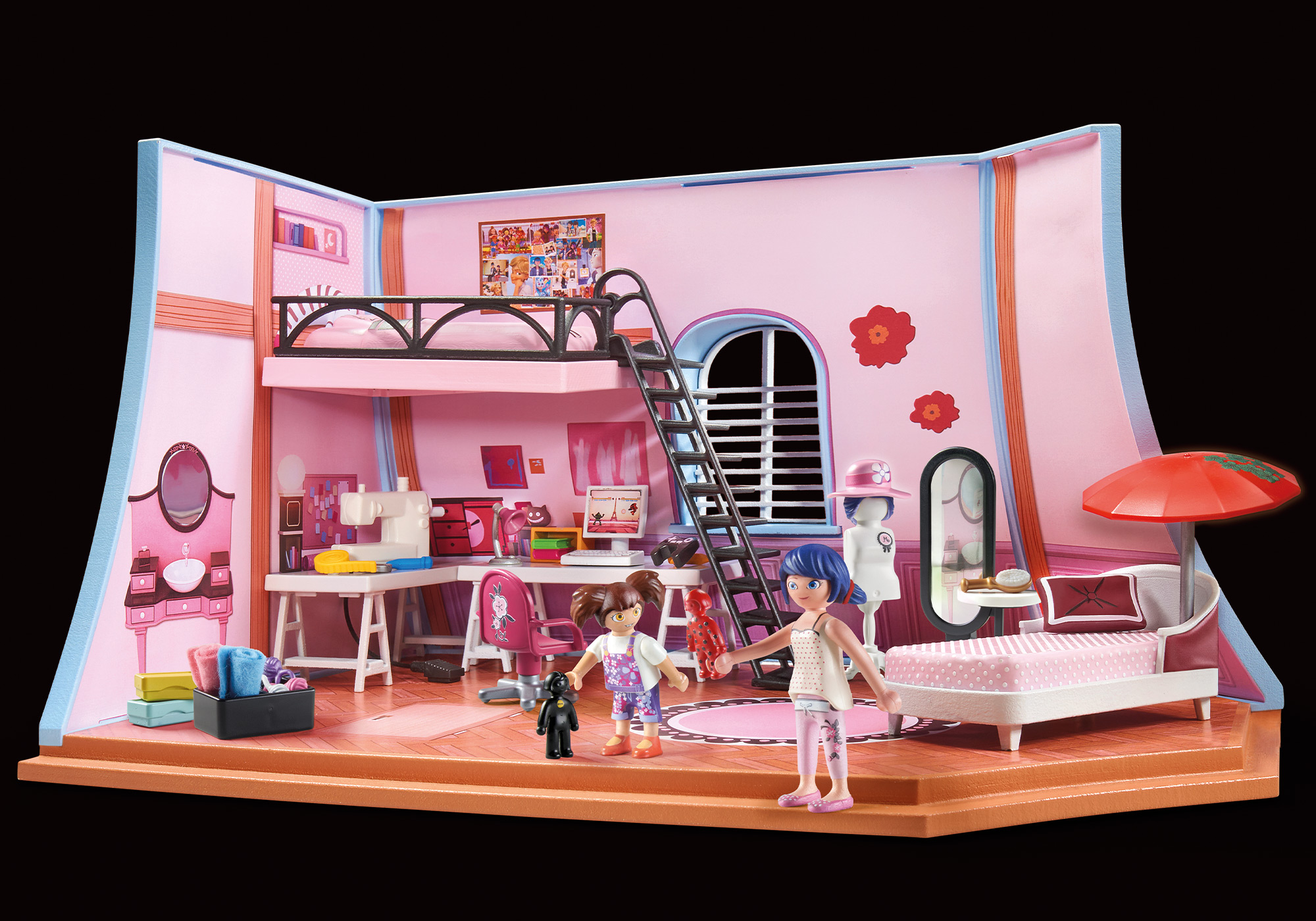 Miraculous Ladybug – Marinetės loftas, Playmobil, 71334 - Image 3