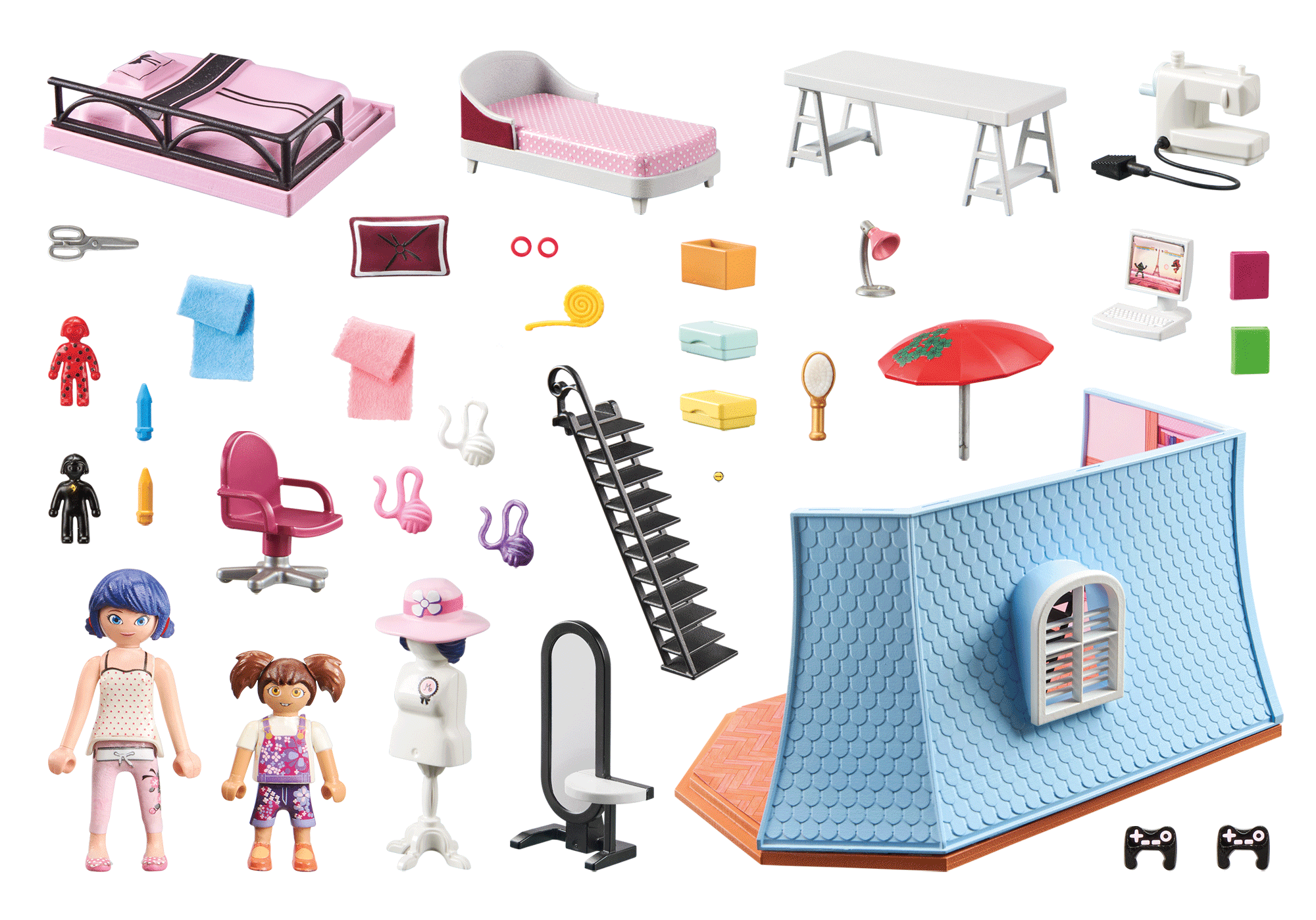 Miraculous Ladybug – Marinetės loftas, Playmobil, 71334 - Image 8