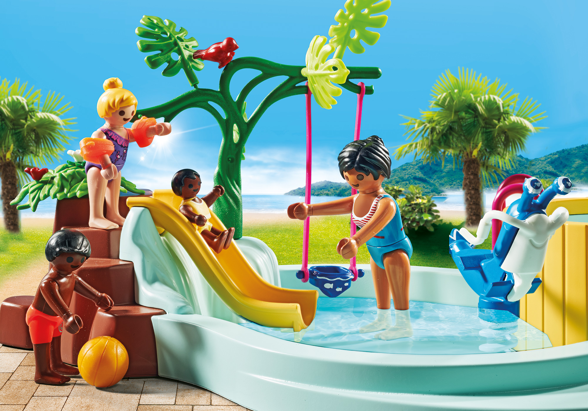 Playmobil - Vaikų baseinas su sūkurine vonia, My Life, 71529 - Image 2