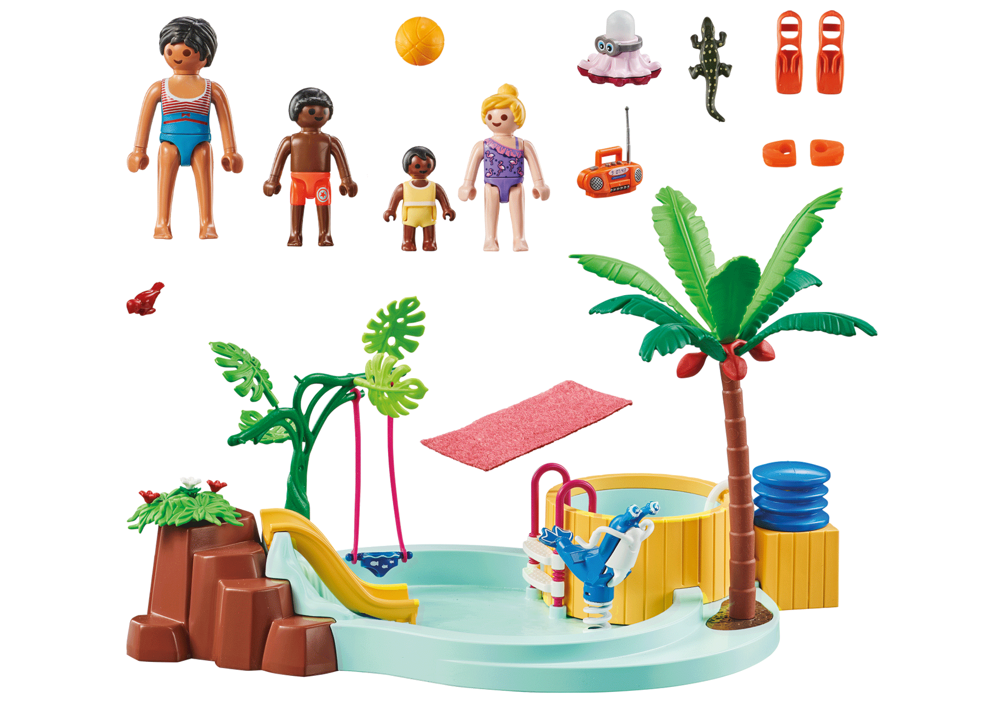 Playmobil - Vaikų baseinas su sūkurine vonia, My Life, 71529 - Image 6