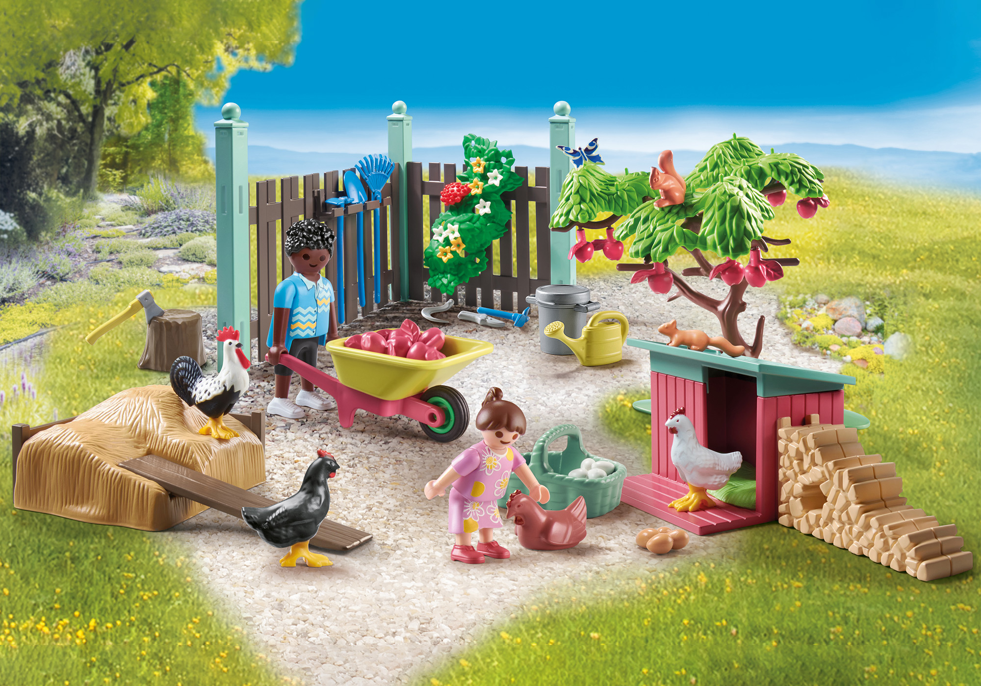 Playmobil - Vištidė namo kieme, My Life, 71510 - Image 2