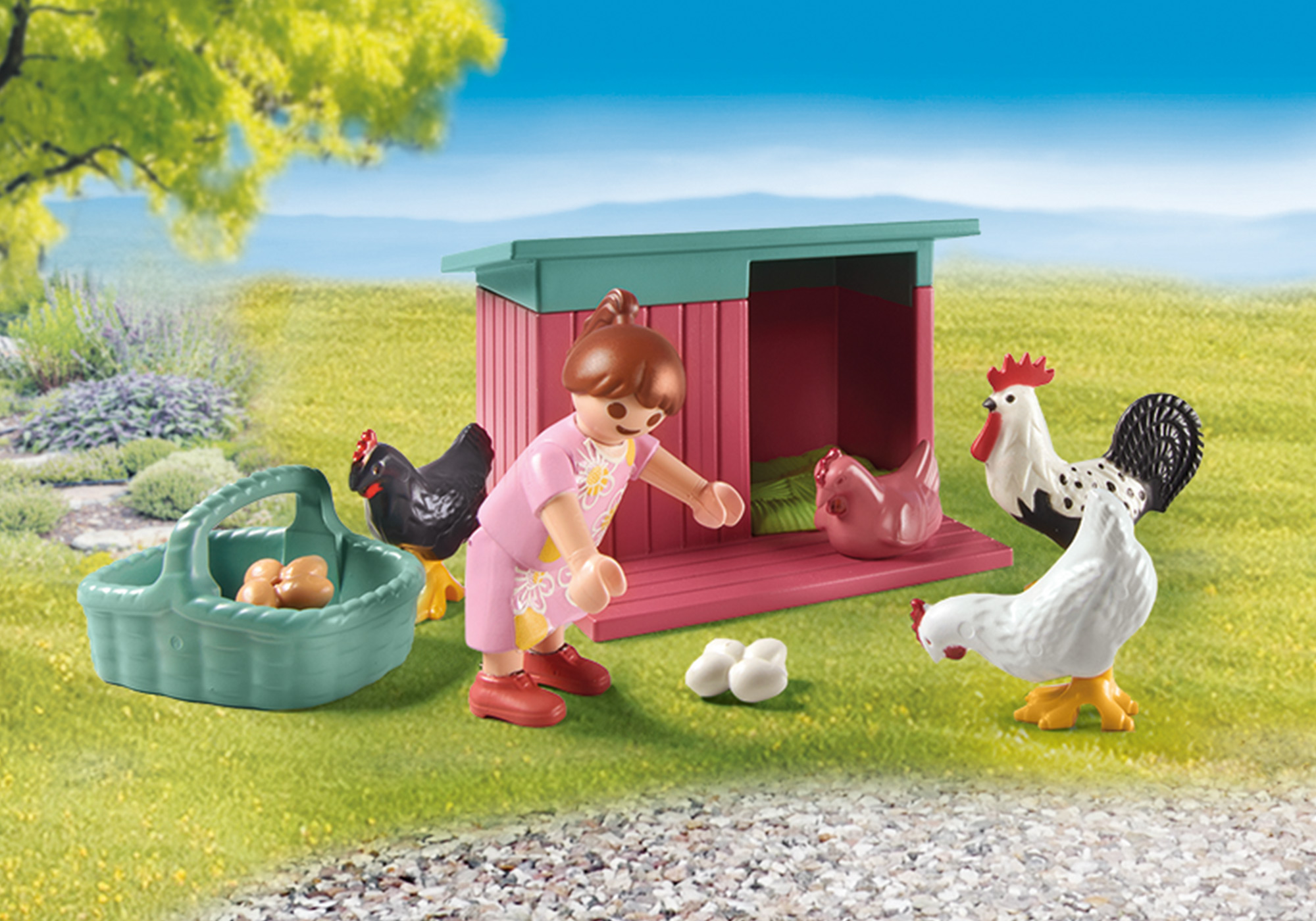 Playmobil - Vištidė namo kieme, My Life, 71510 - Image 4