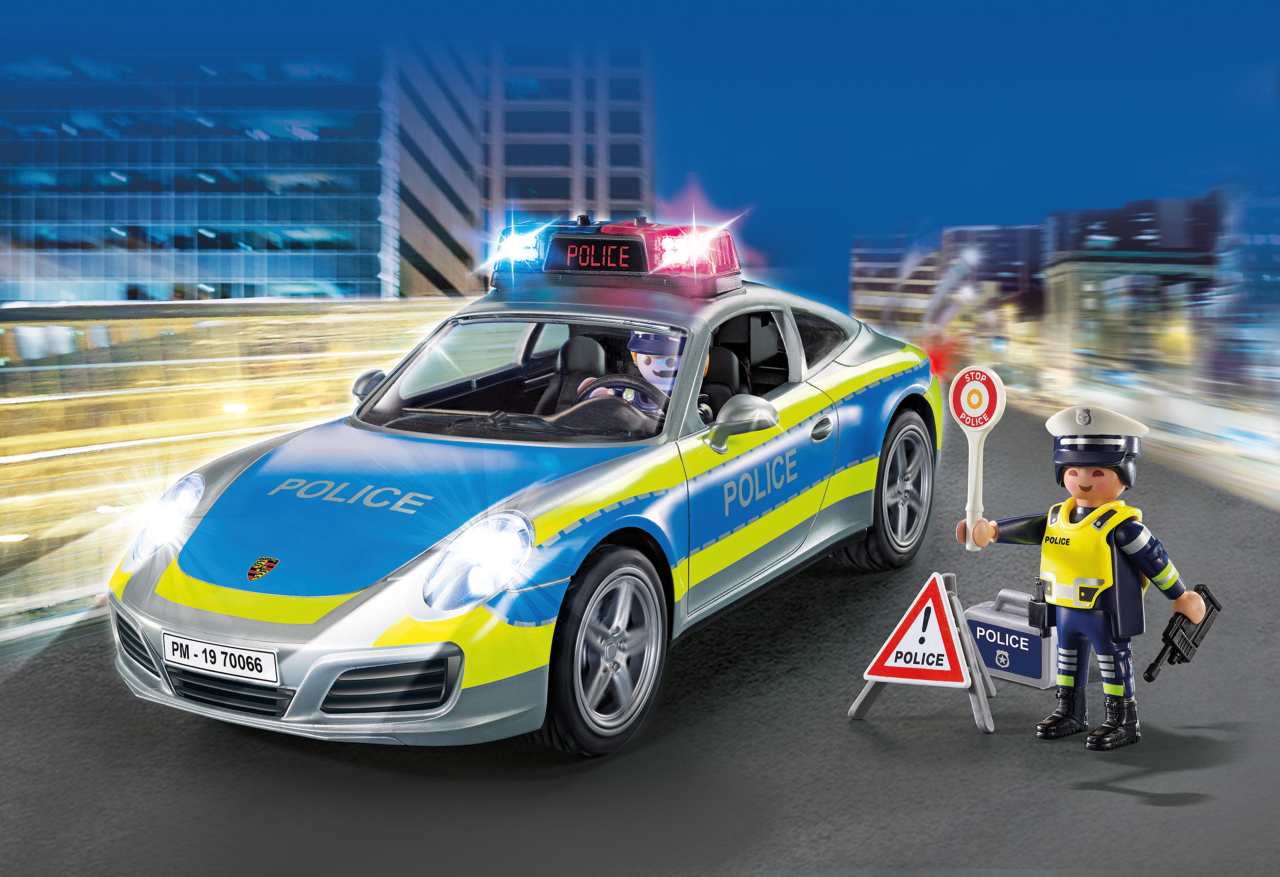 Playmobil – Policijos automobilis Porsche 911 Carrera 4S, 70066