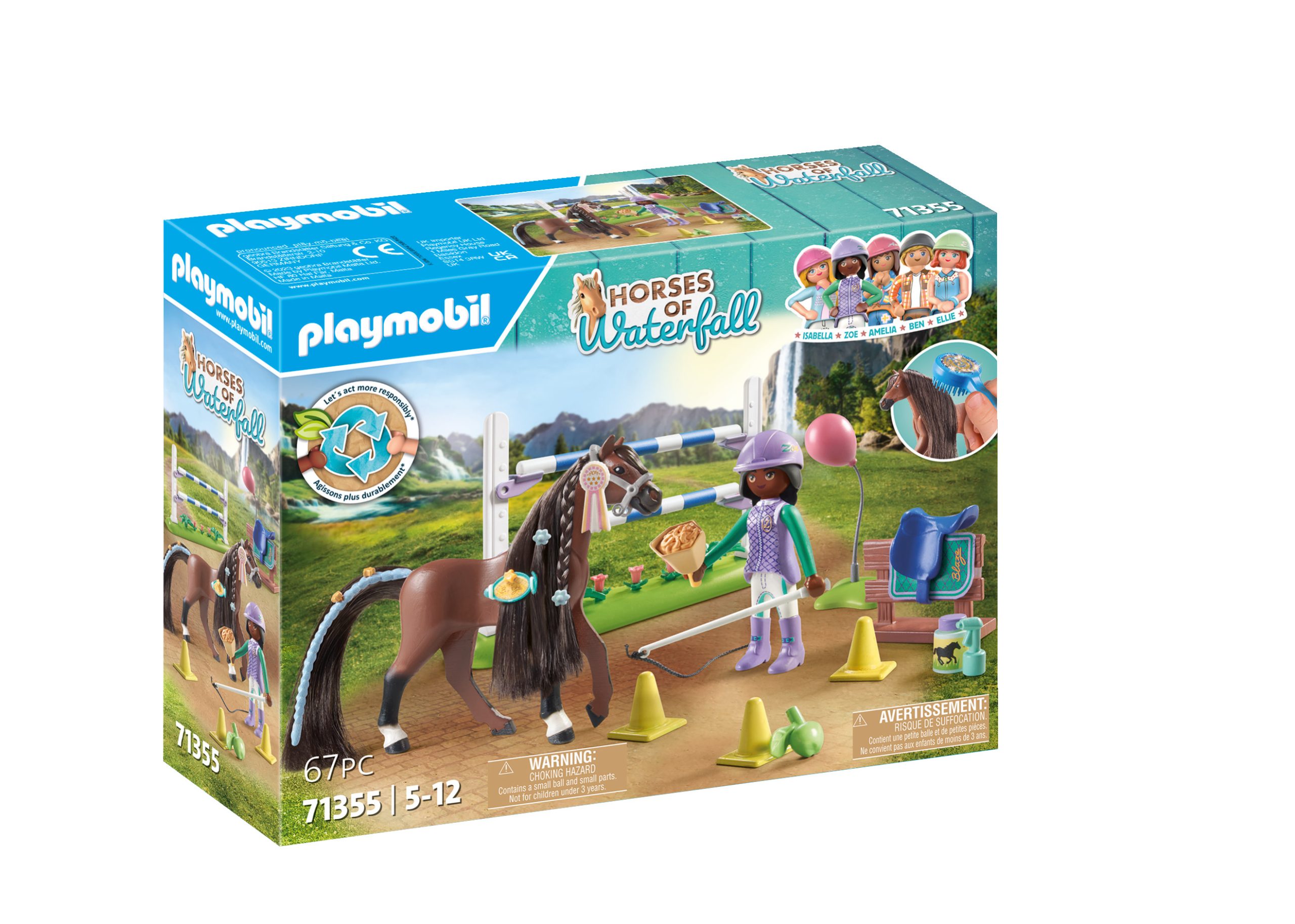 Playmobil – Konkūro arena su Zoe ir Blaze, World of Horses, 71355