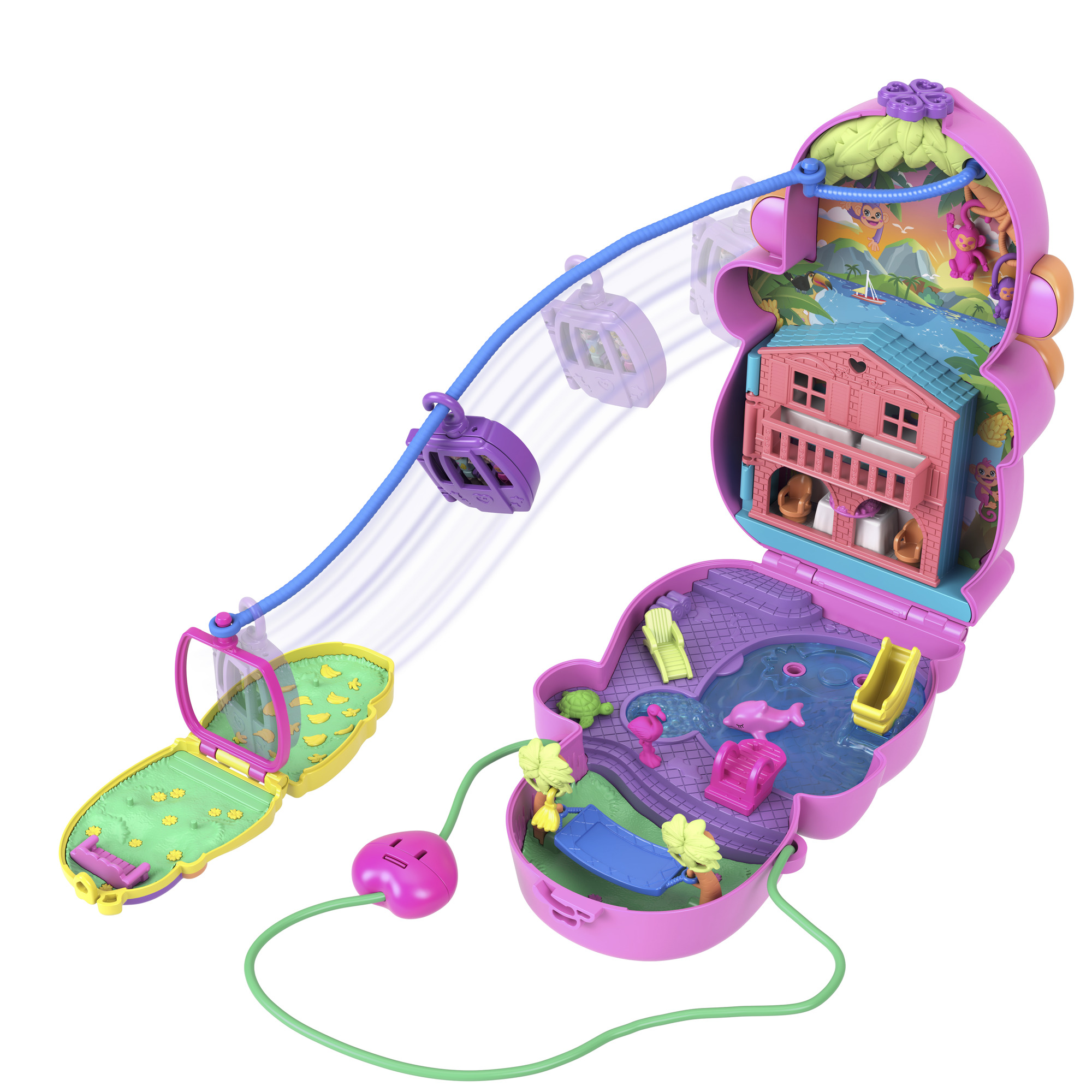 Polly Pocket - Beždžionėlės pramogų rinkinys - Image 4