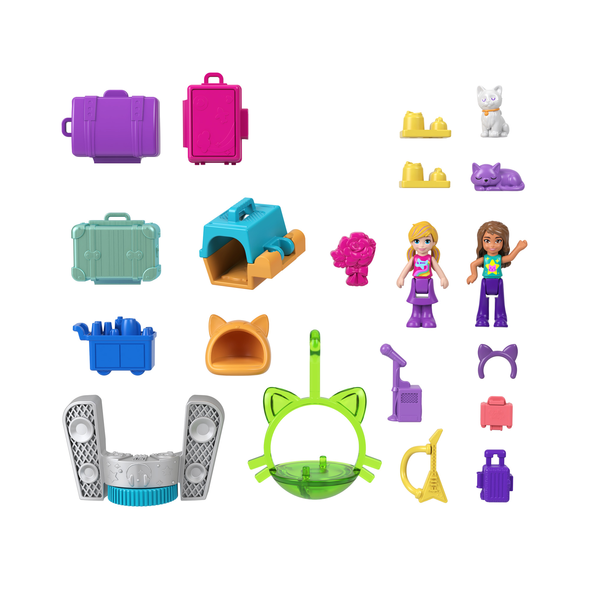 Polly Pocket – Katinėlio lėktuvo žaidimų rinkinys - Image 7