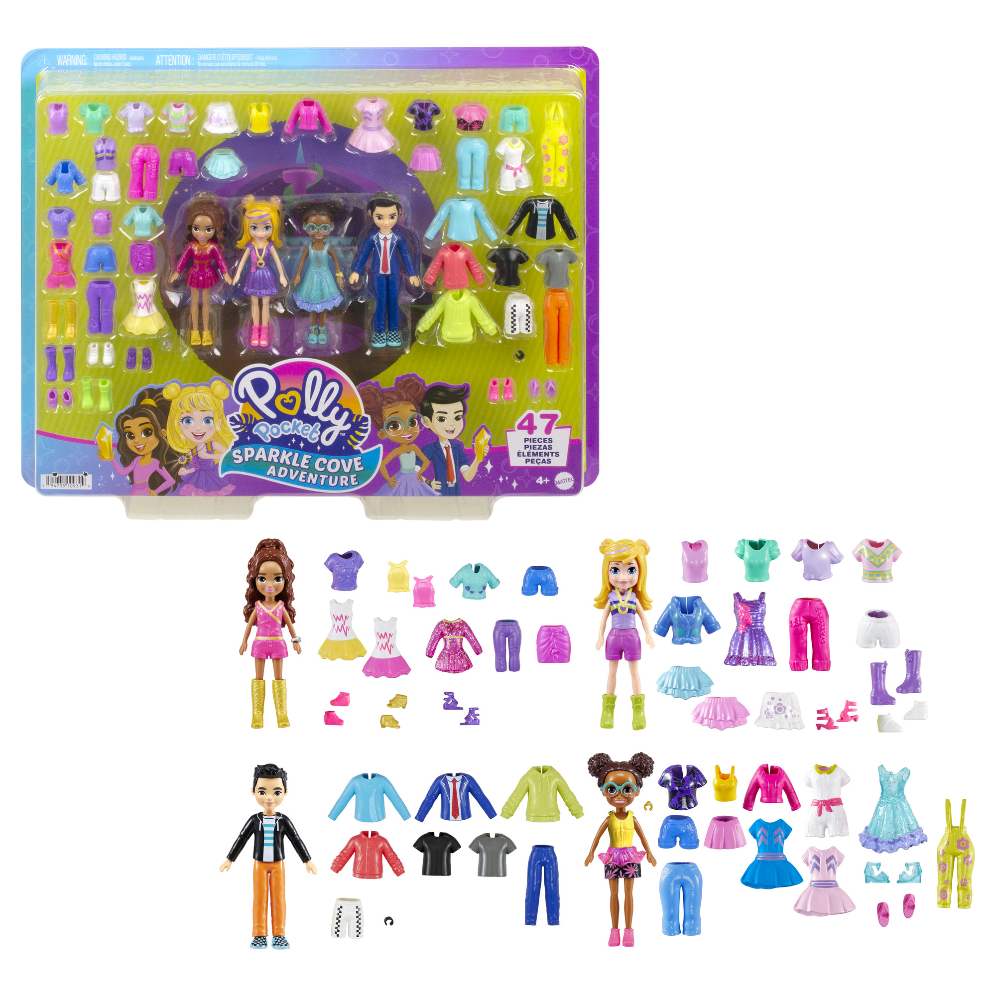 Polly Pocket – Sparkle Cove mados rinkinys