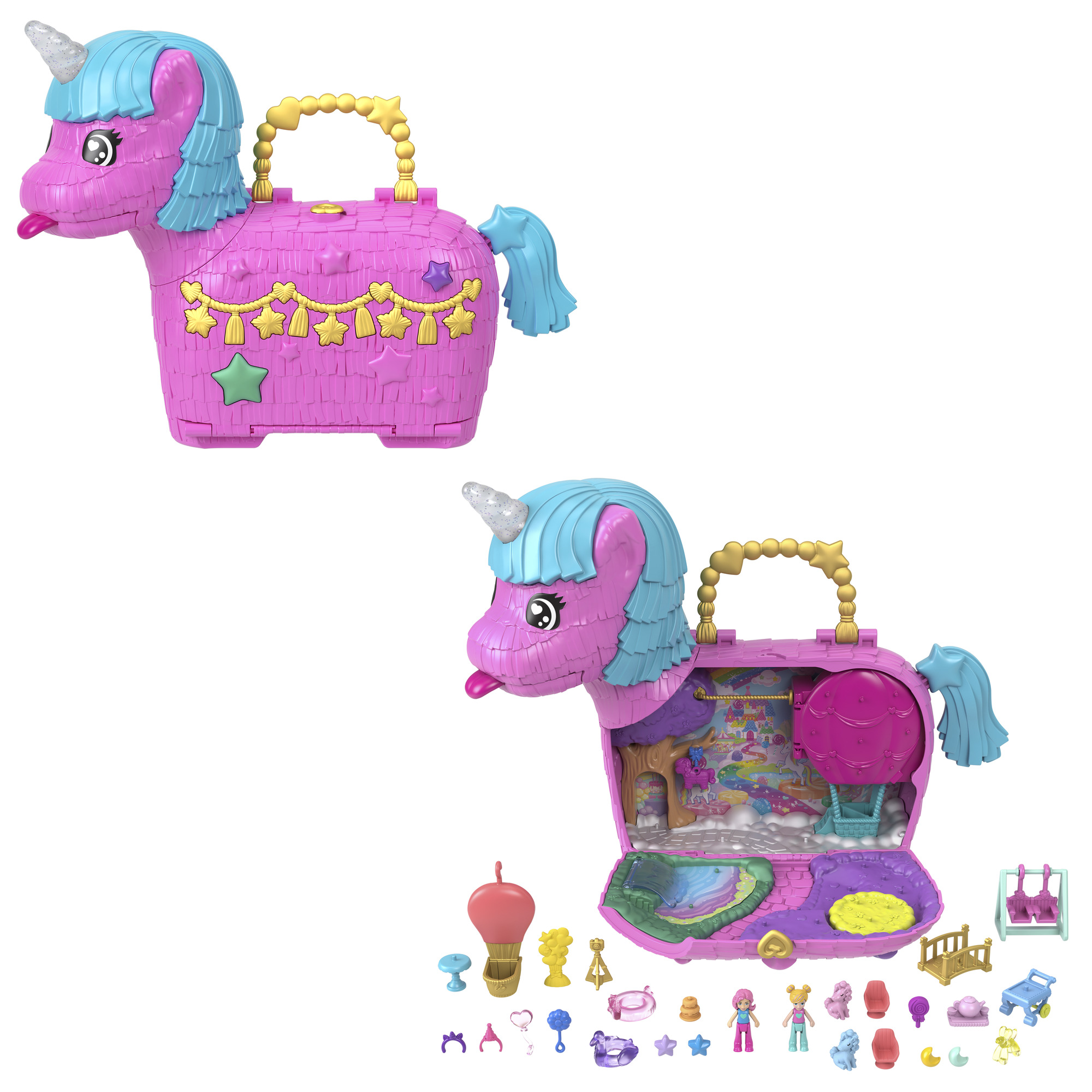 Polly Pocket - Vienaragio pinjatos žaidimų rinkinys