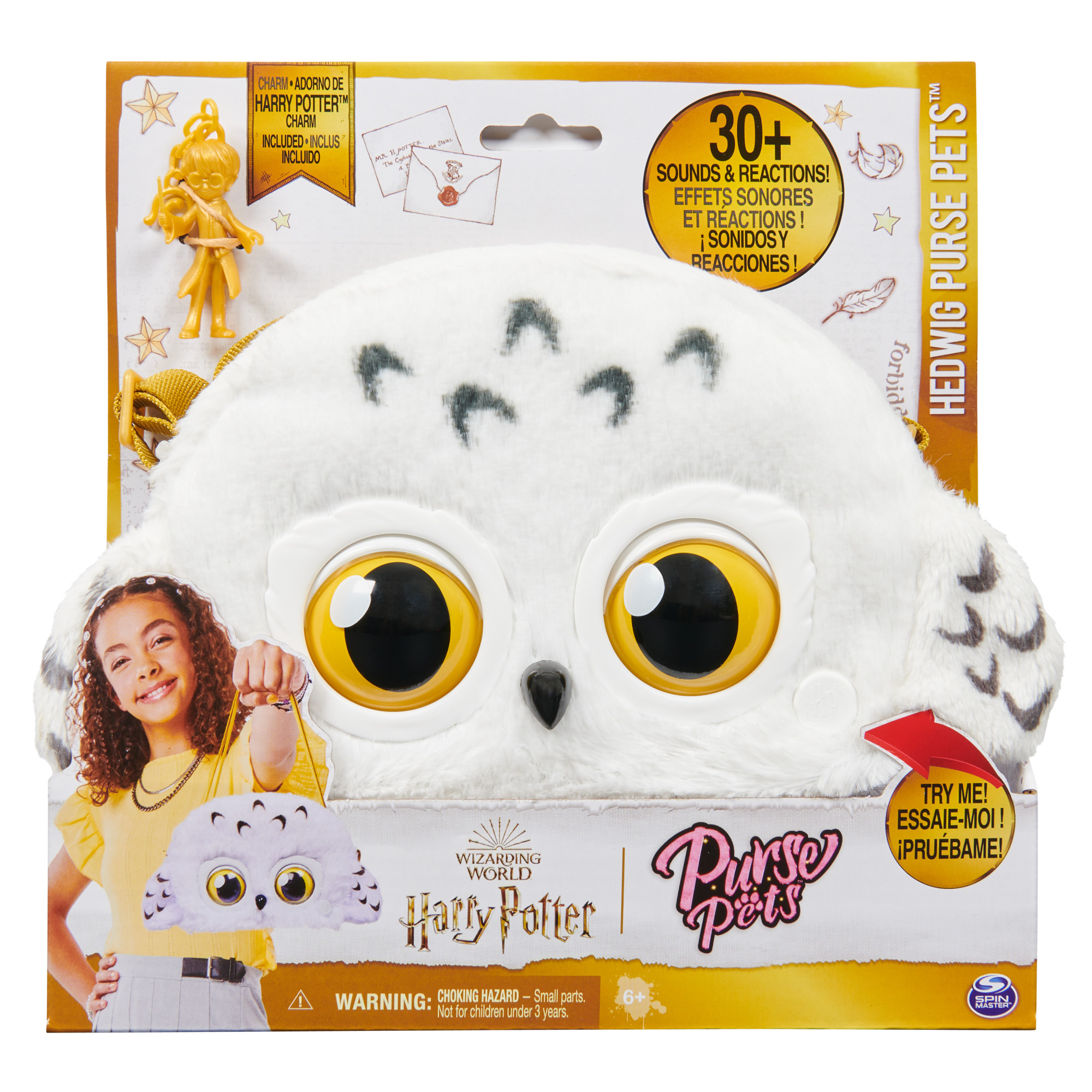 Harry Potter - Interaktyvi rankinė Pelėda Hedviga, Purse Pets