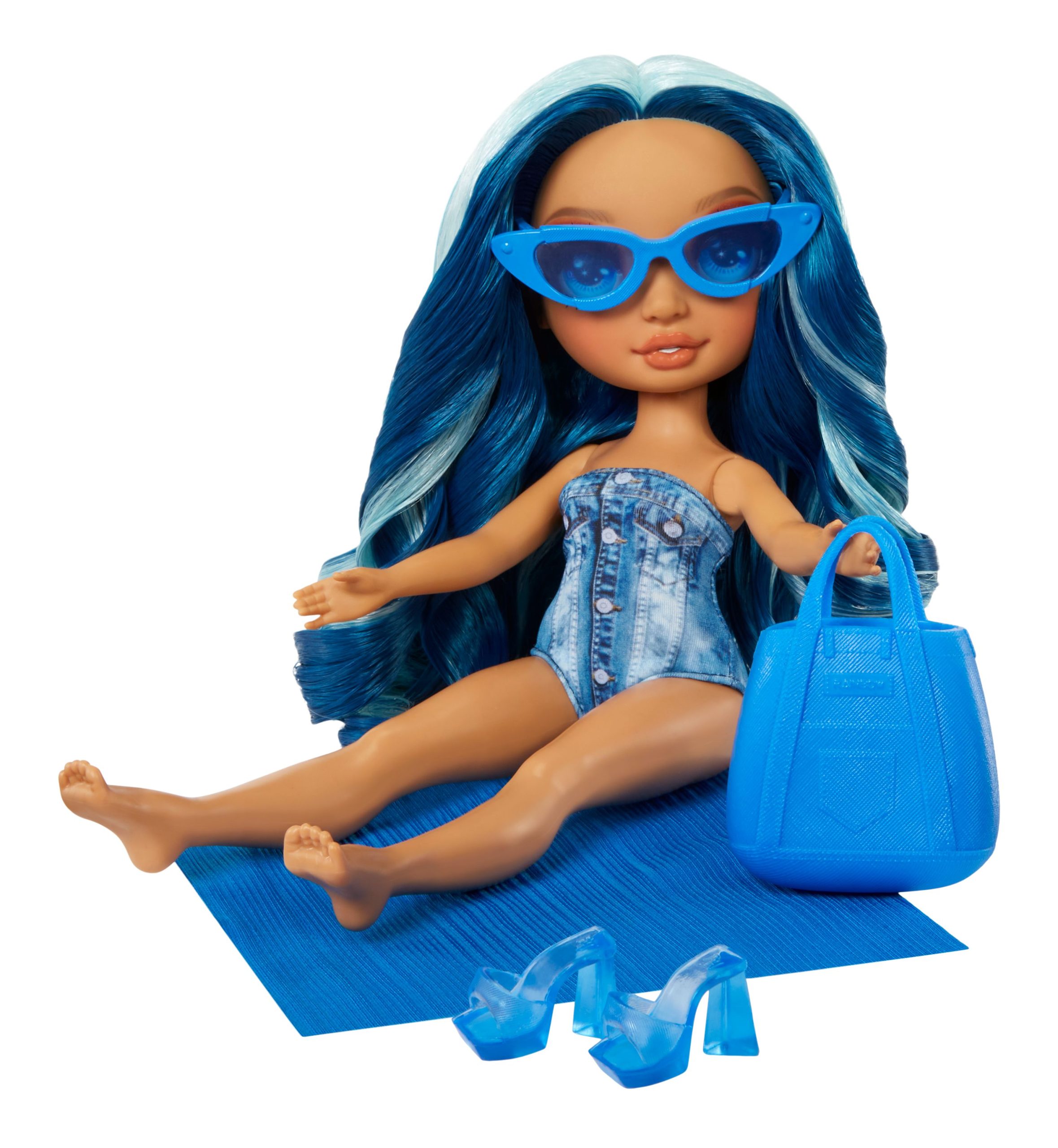 Rainbow High – Swim stilinga paplūdimio lėlytė - 24cm - Image 7