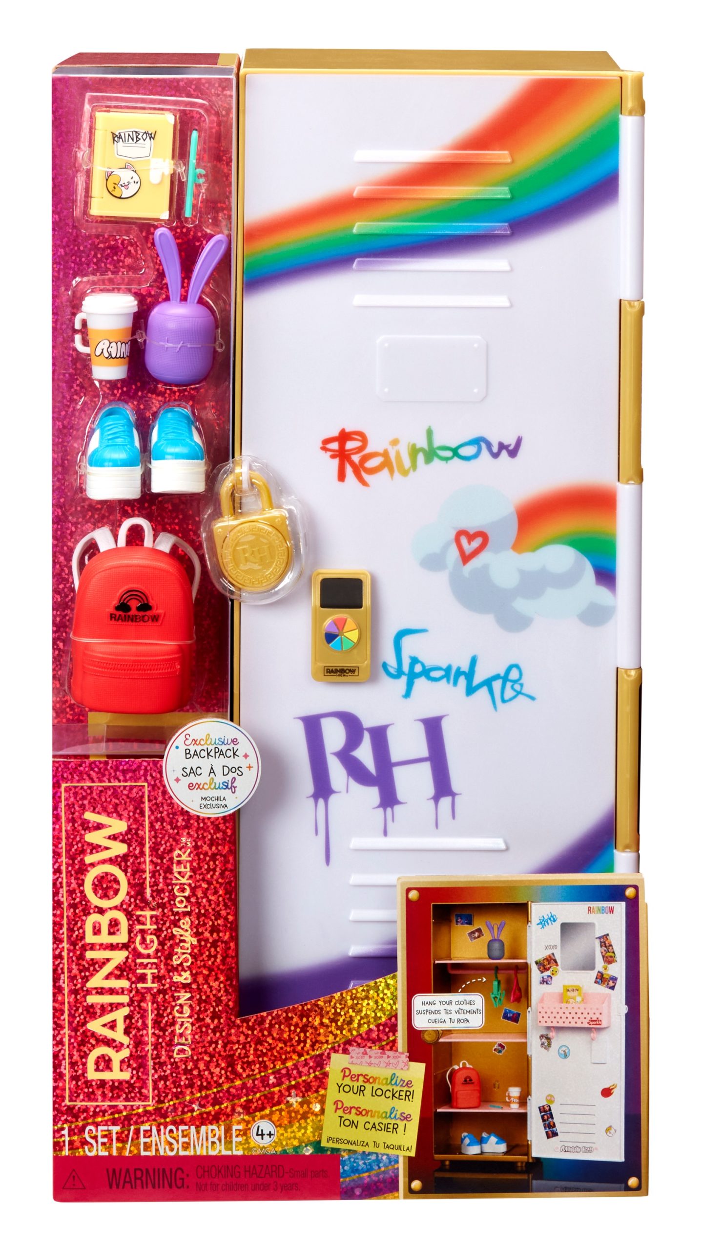 Rainbow High – Spintelė - 33 cm