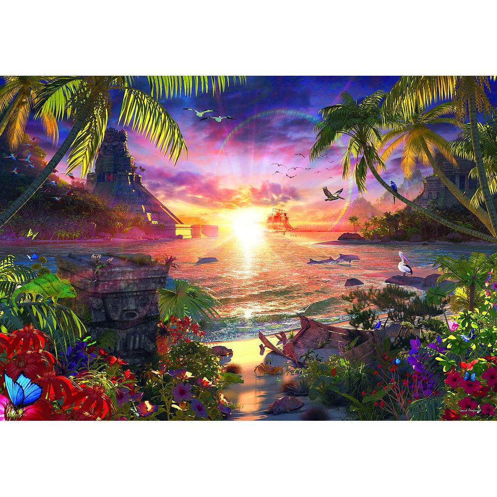Ravensburger - Dėlionė Paradise Sunset, 18000 dalių - Image 2