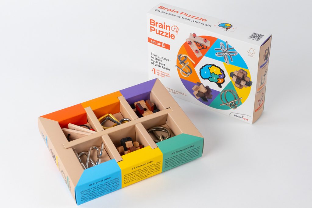 Recent Toys – Galvosūkių rinkinys, 6 vnt. - Image 3