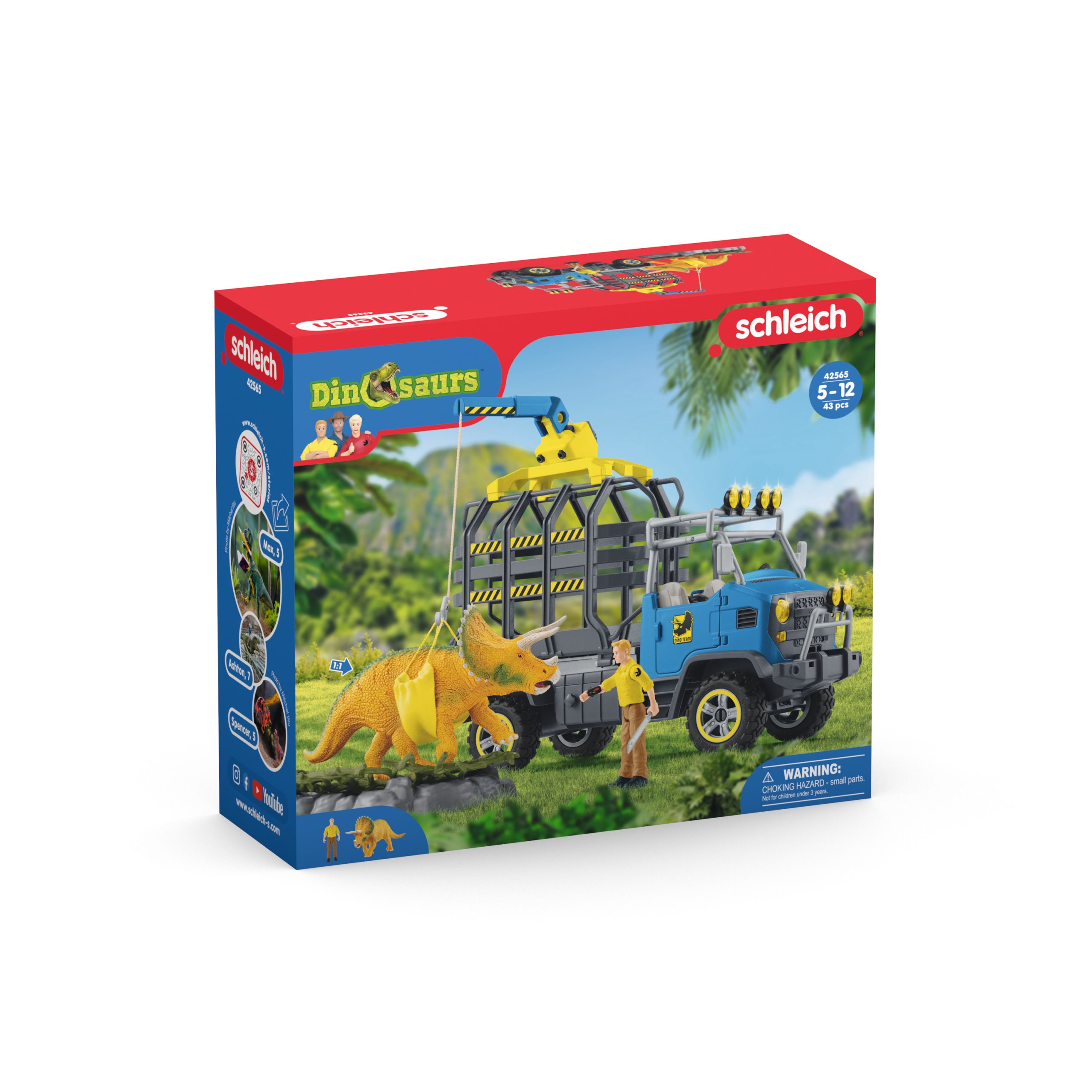 Schleich Dinosaurs - Dinozaurų transportavimo misija