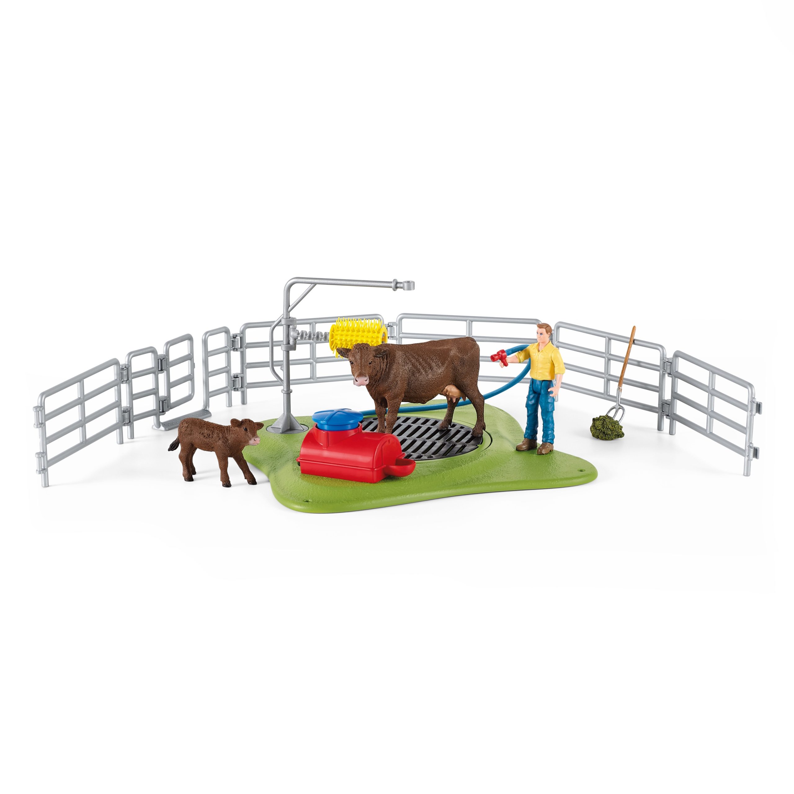 Schleich Farm World - Karvių prausimo stotis