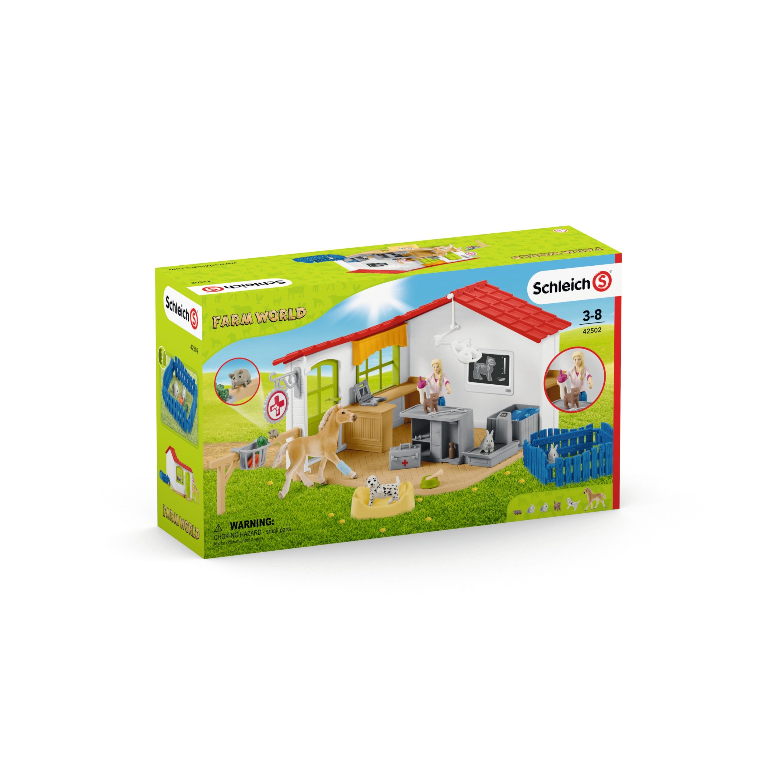 Schleich Farm World - Veterinarijos klinika su naminiais gyvūnais