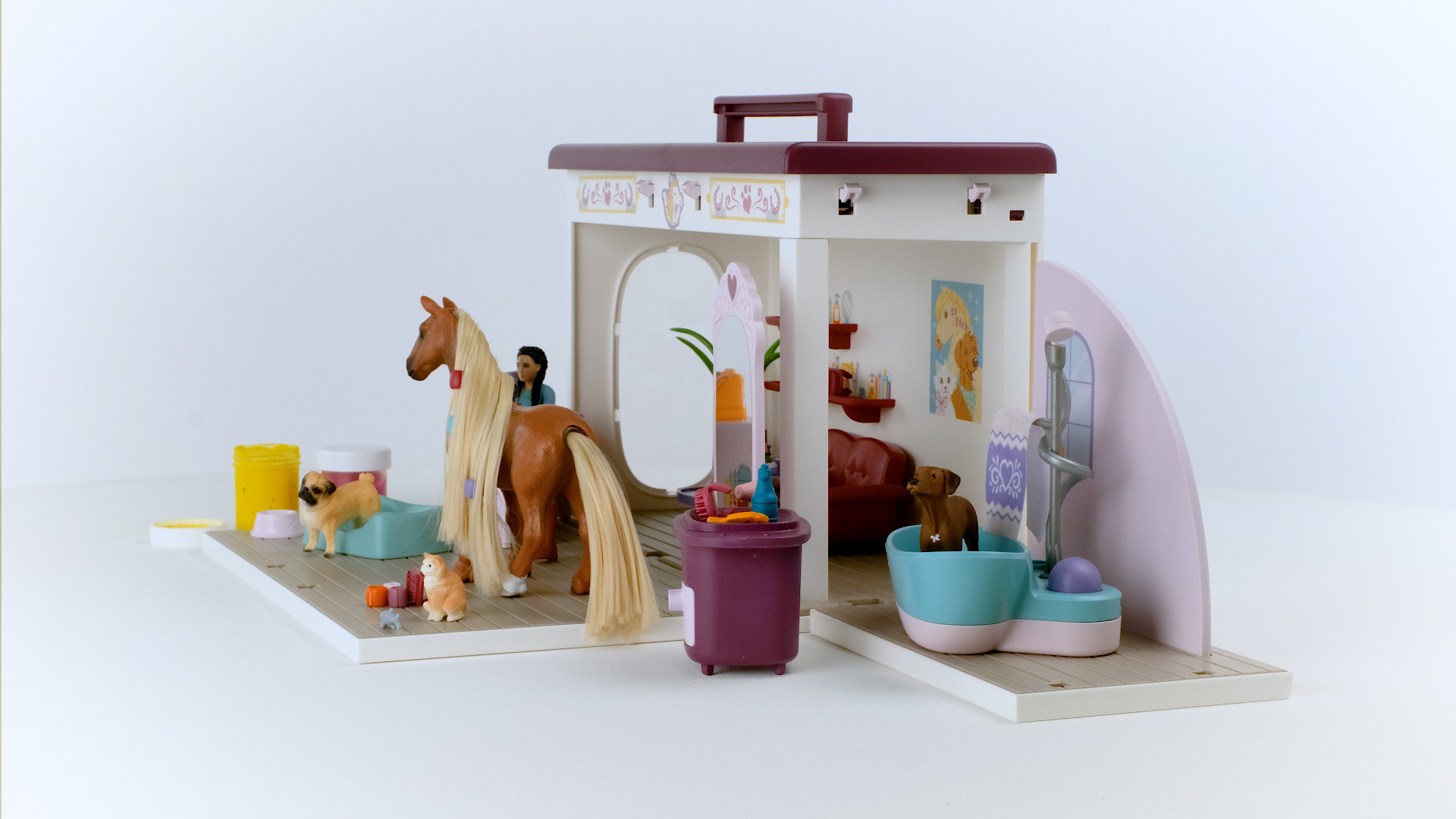 Schleich Sofia's Beauties - Gyvūnų grožio salonas - Image 11