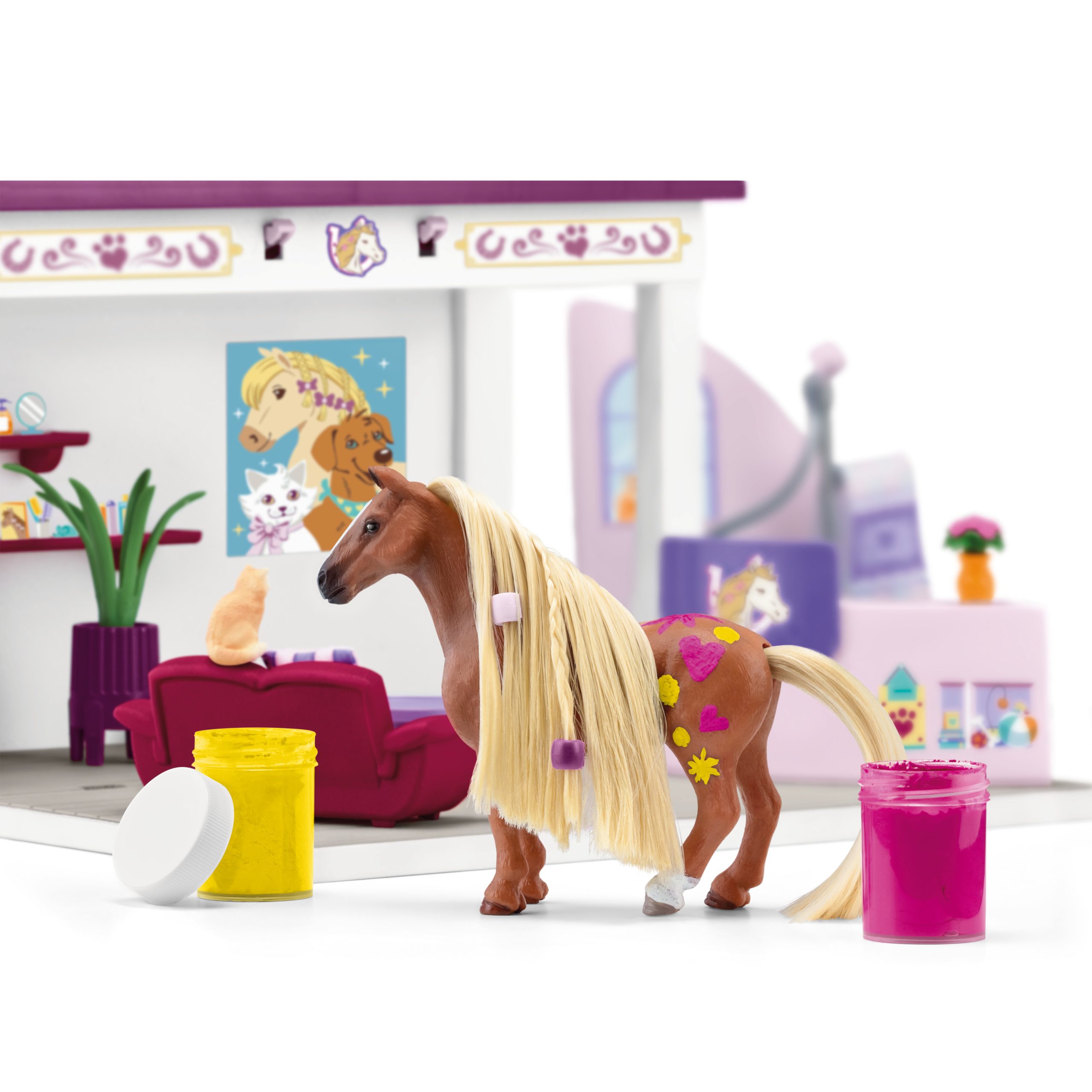 Schleich Sofia's Beauties - Gyvūnų grožio salonas - Image 3