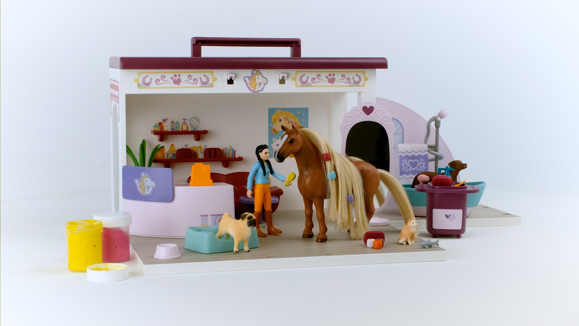 Schleich Sofia's Beauties - Gyvūnų grožio salonas - Image 9