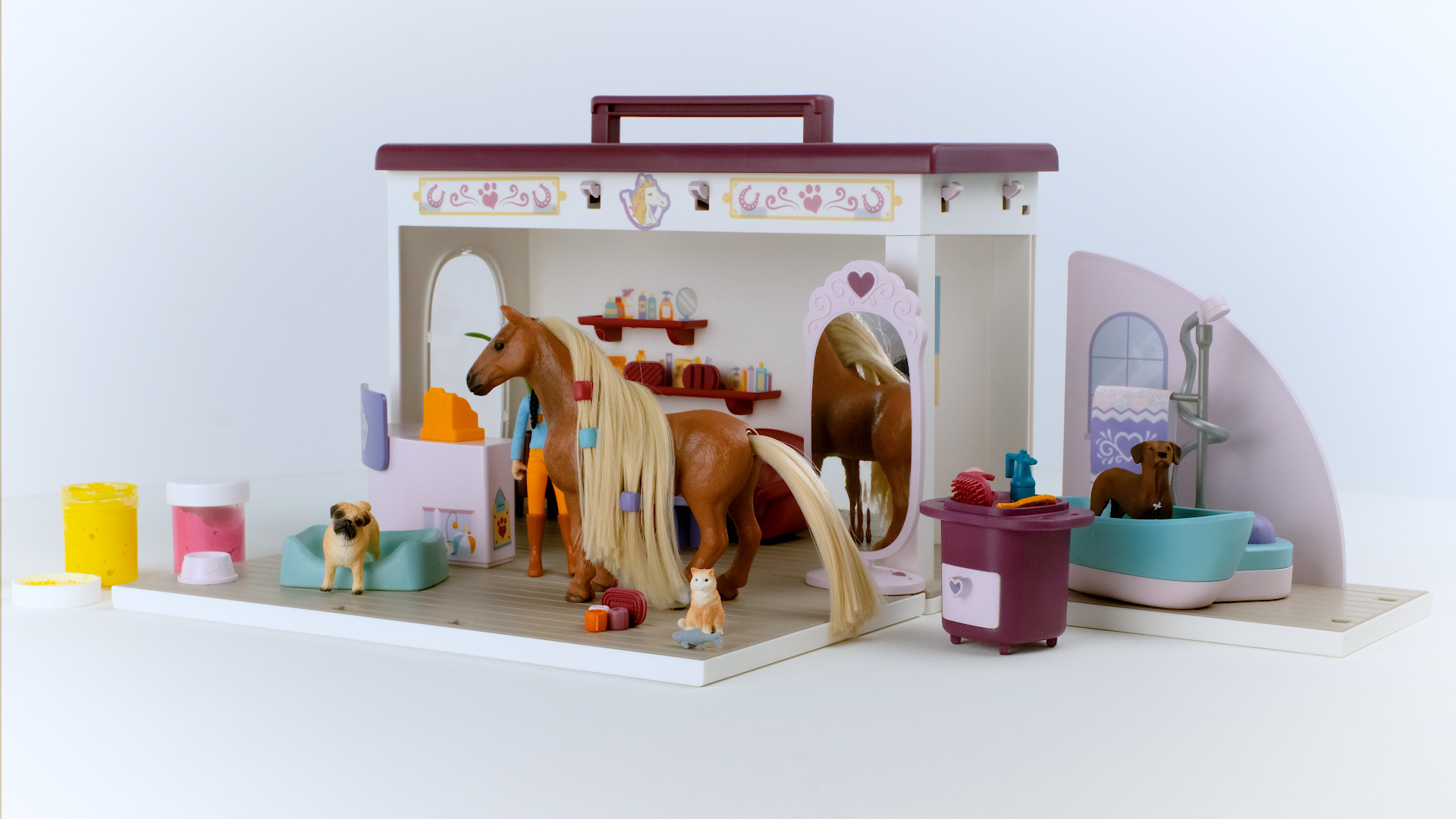 Schleich Sofia's Beauties - Gyvūnų grožio salonas - Image 10