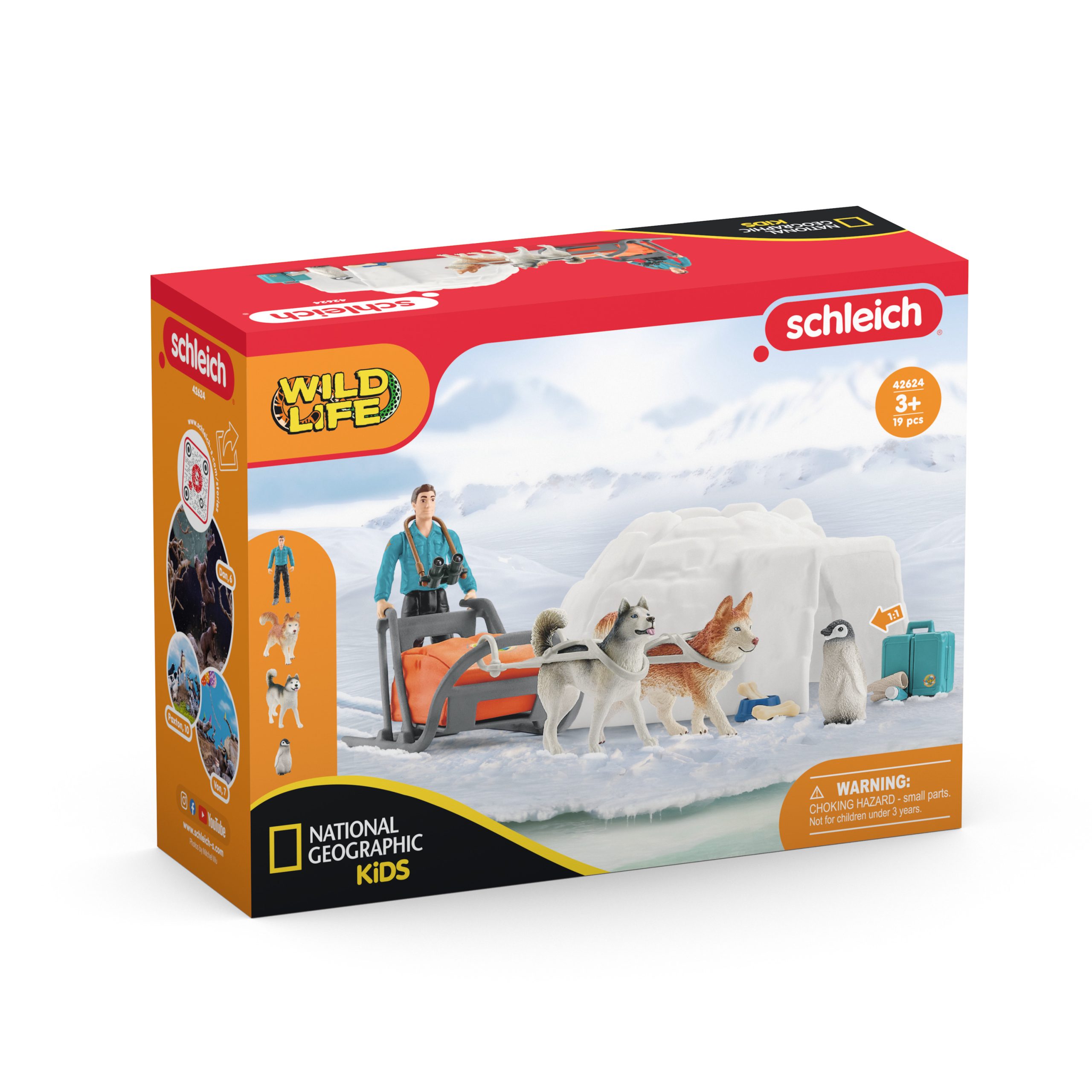 Schleich Wild Life - Rinkinys „Ekspedicija Antarktidoje“
