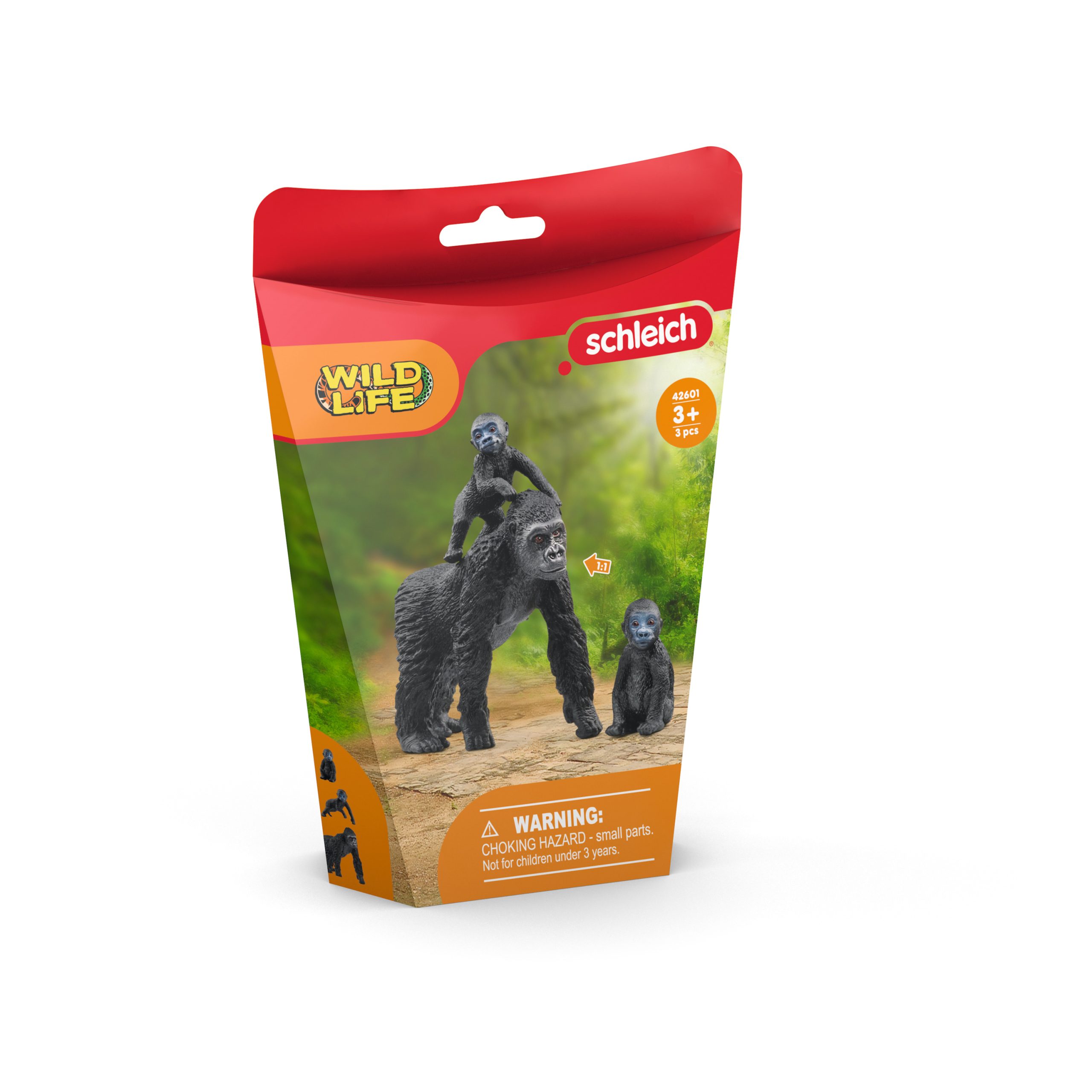 Schleich Wild Life - Lygumų gorilų šeima