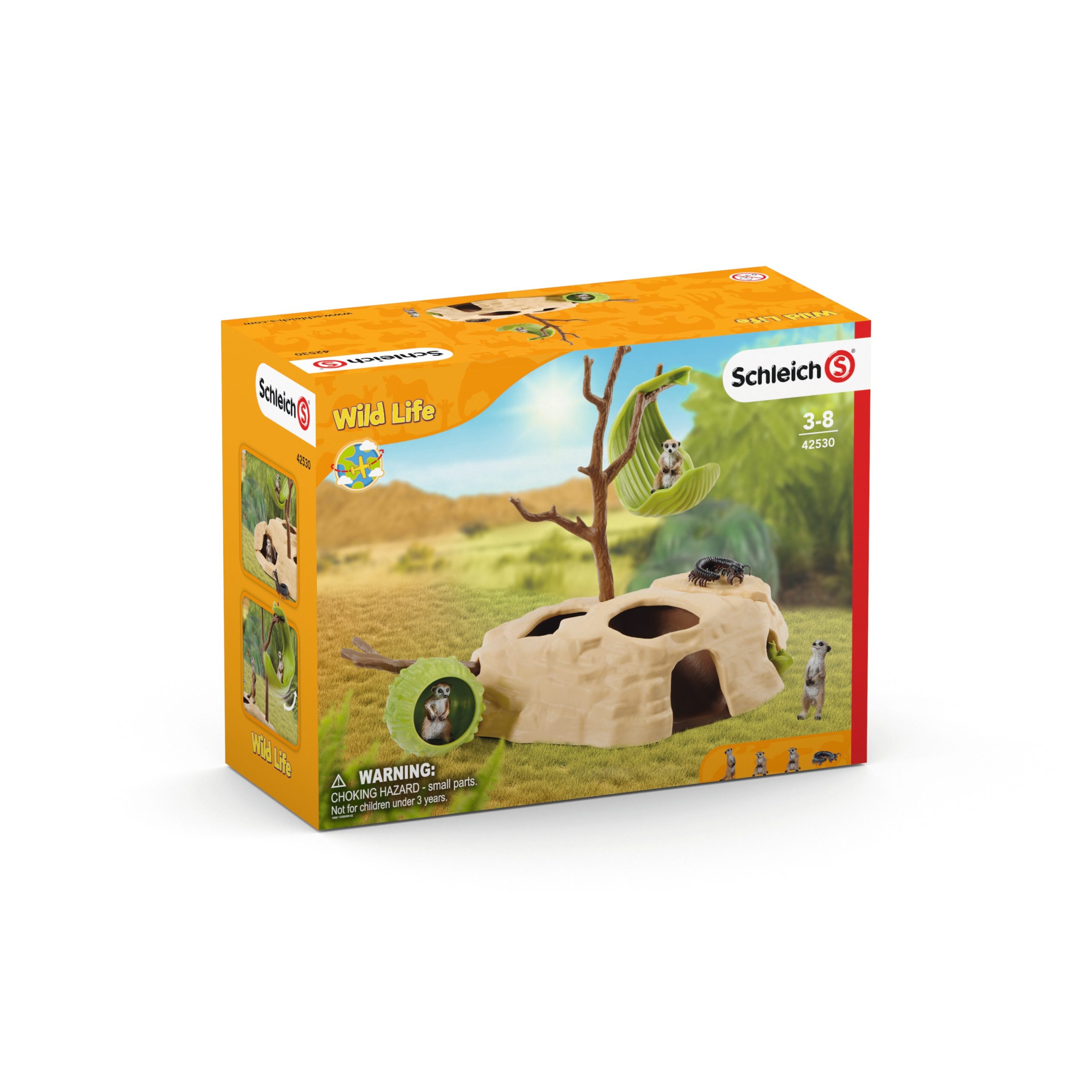 Schleich Wild Life - Surikatų urvas