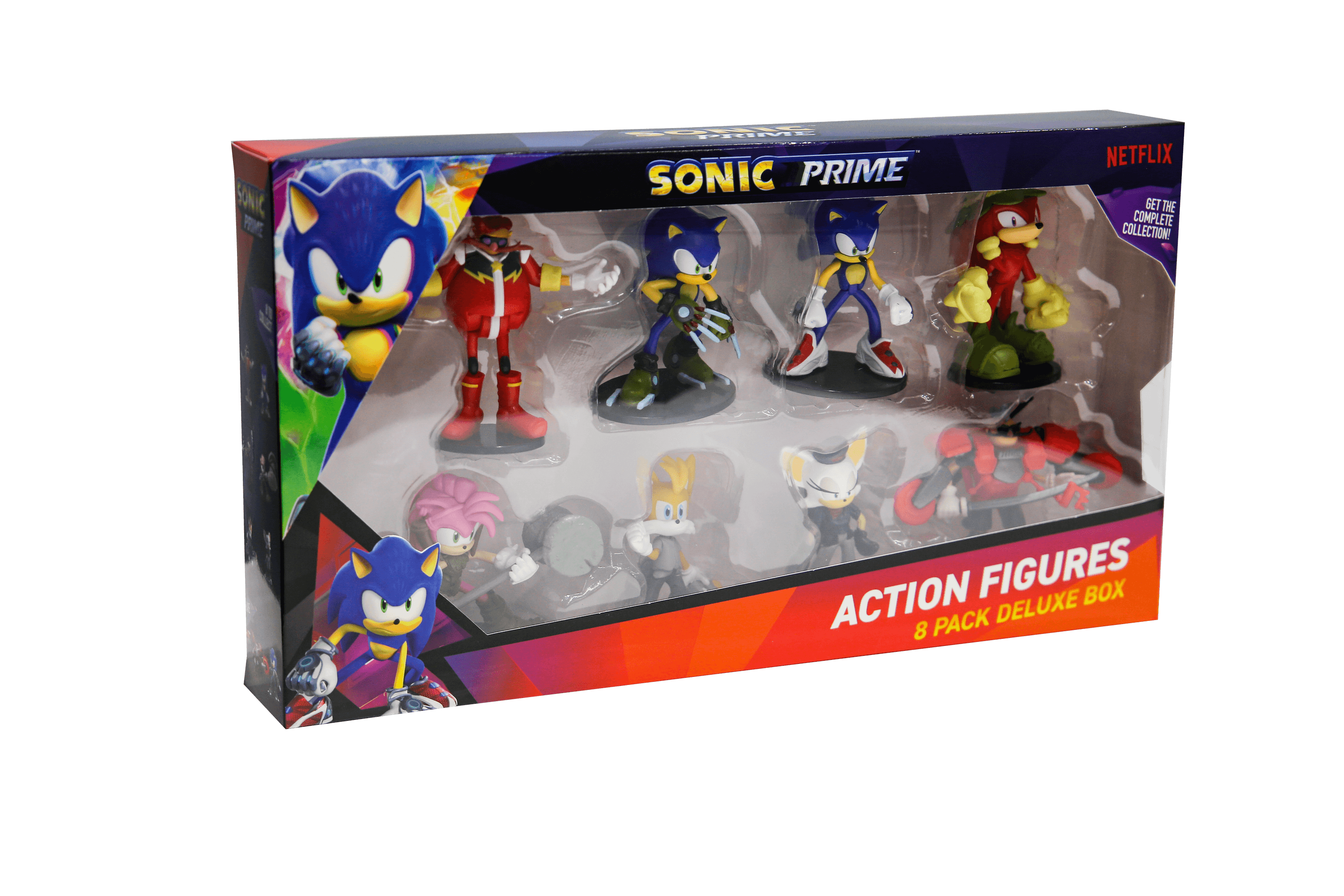 Sonic The Hedgehog – Veiksmo figūrėlių rinkinys, 8 vnt - 7.5 cm - Image 2