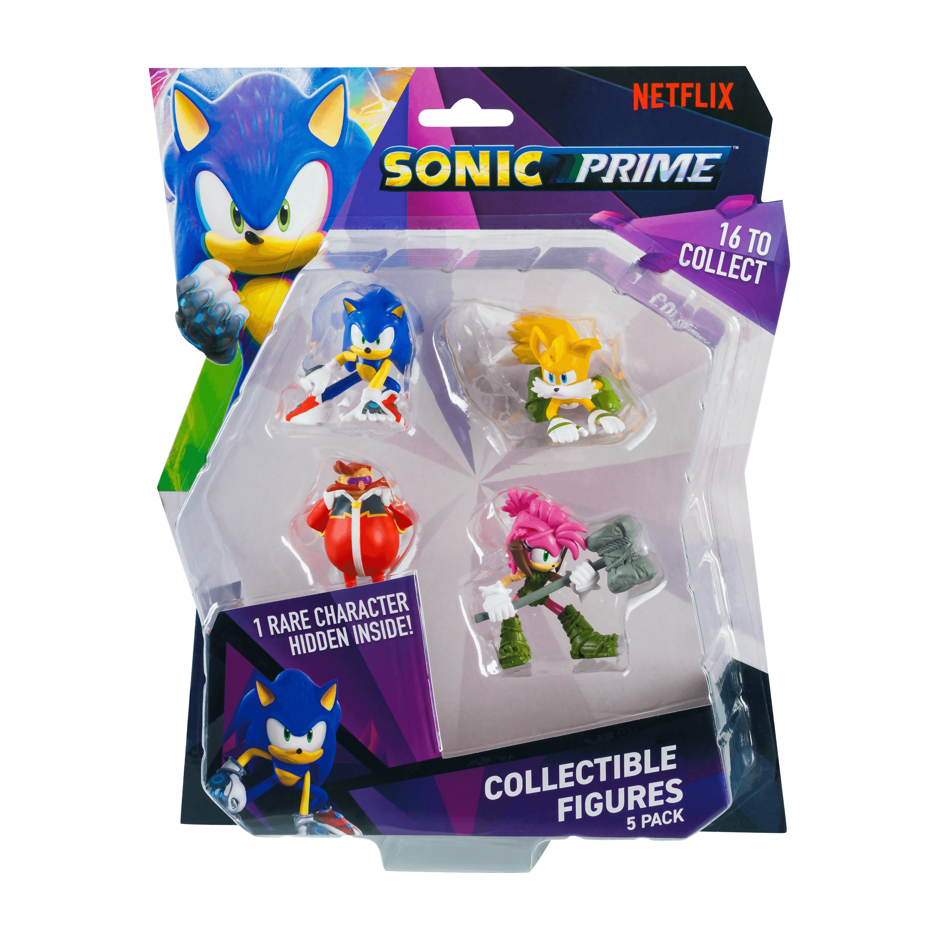 Sonic The Hedgehog – Veikėjų rinkinys, 5 vnt. - 6.5 cm - Image 3