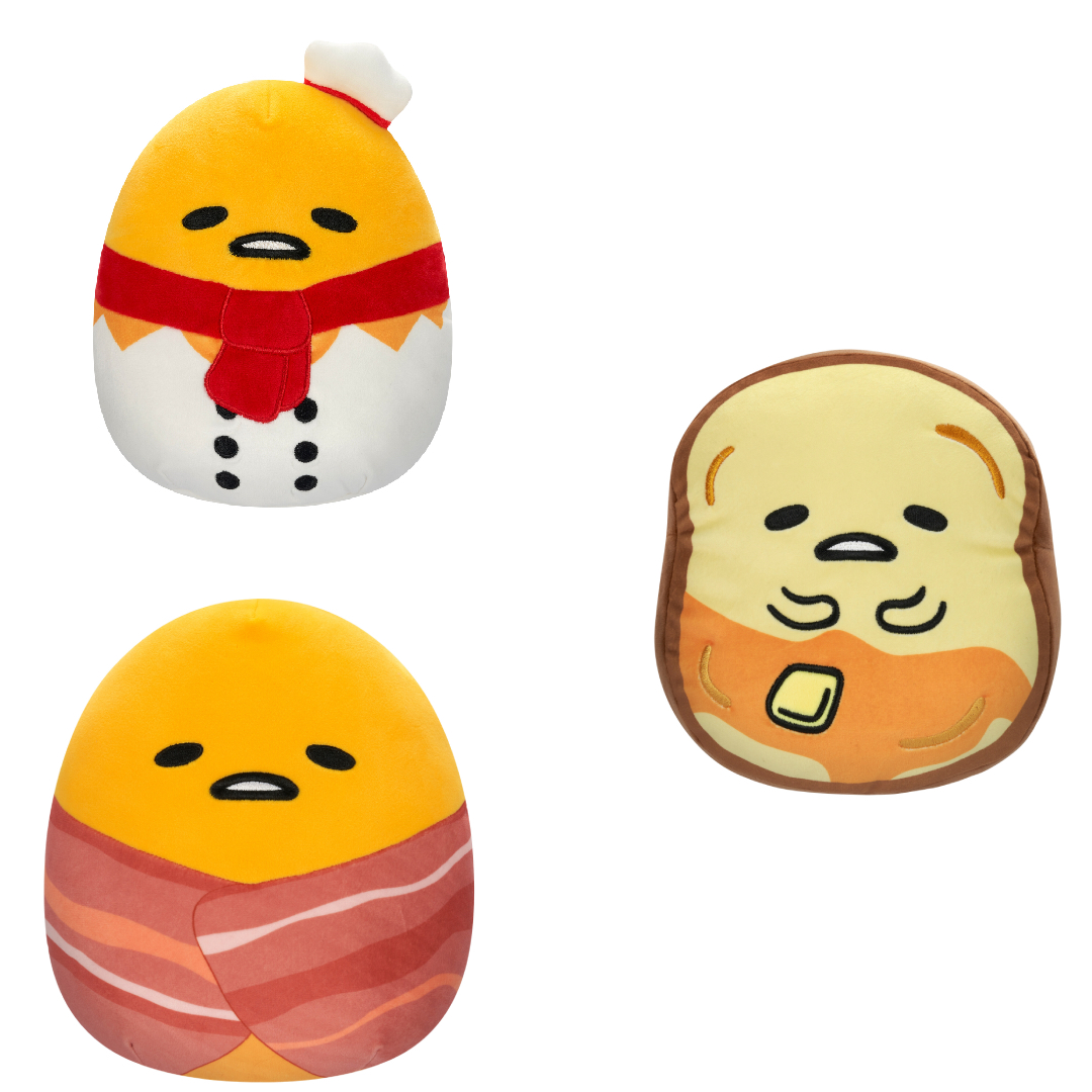Squishmallows – Gudetama W18 pliušinis žaislas - 20 cm