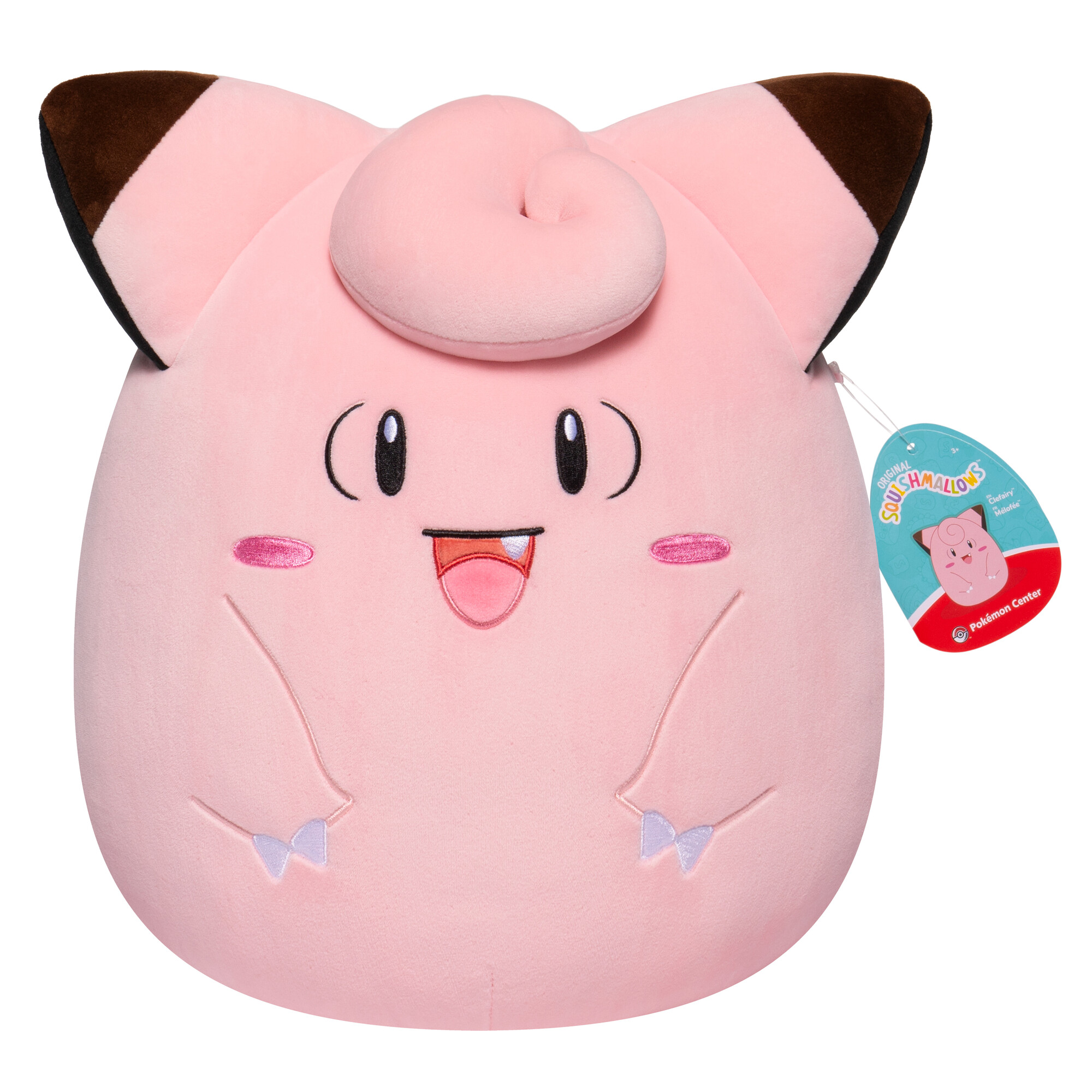 Pokemon – Pliušinis žaislas Clefairy, Squishmallows - 25 cm - Image 3