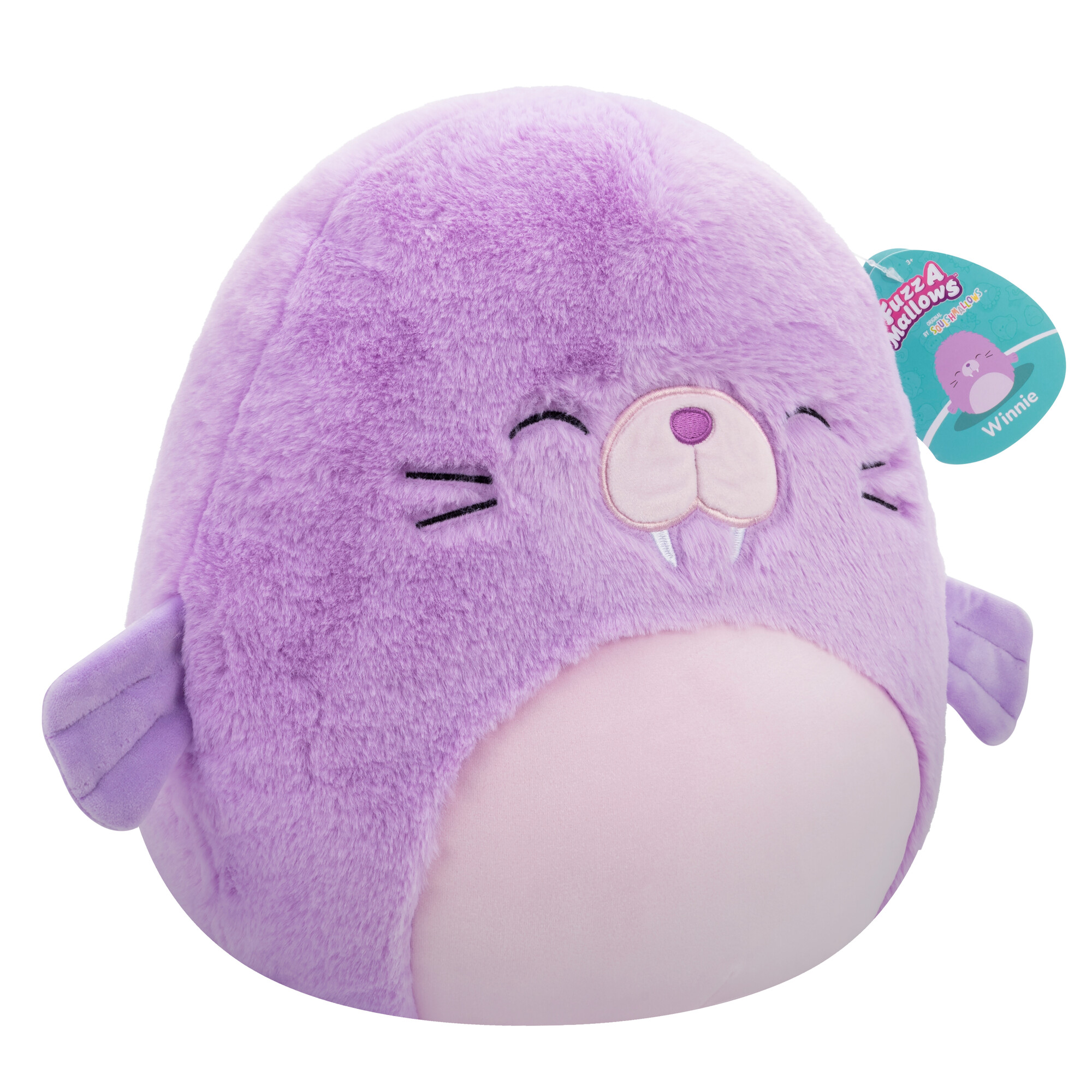 Squishmallows – Fuzz-A-Mallows pliušinis žaislas, W20 - 30 cm - Image 11