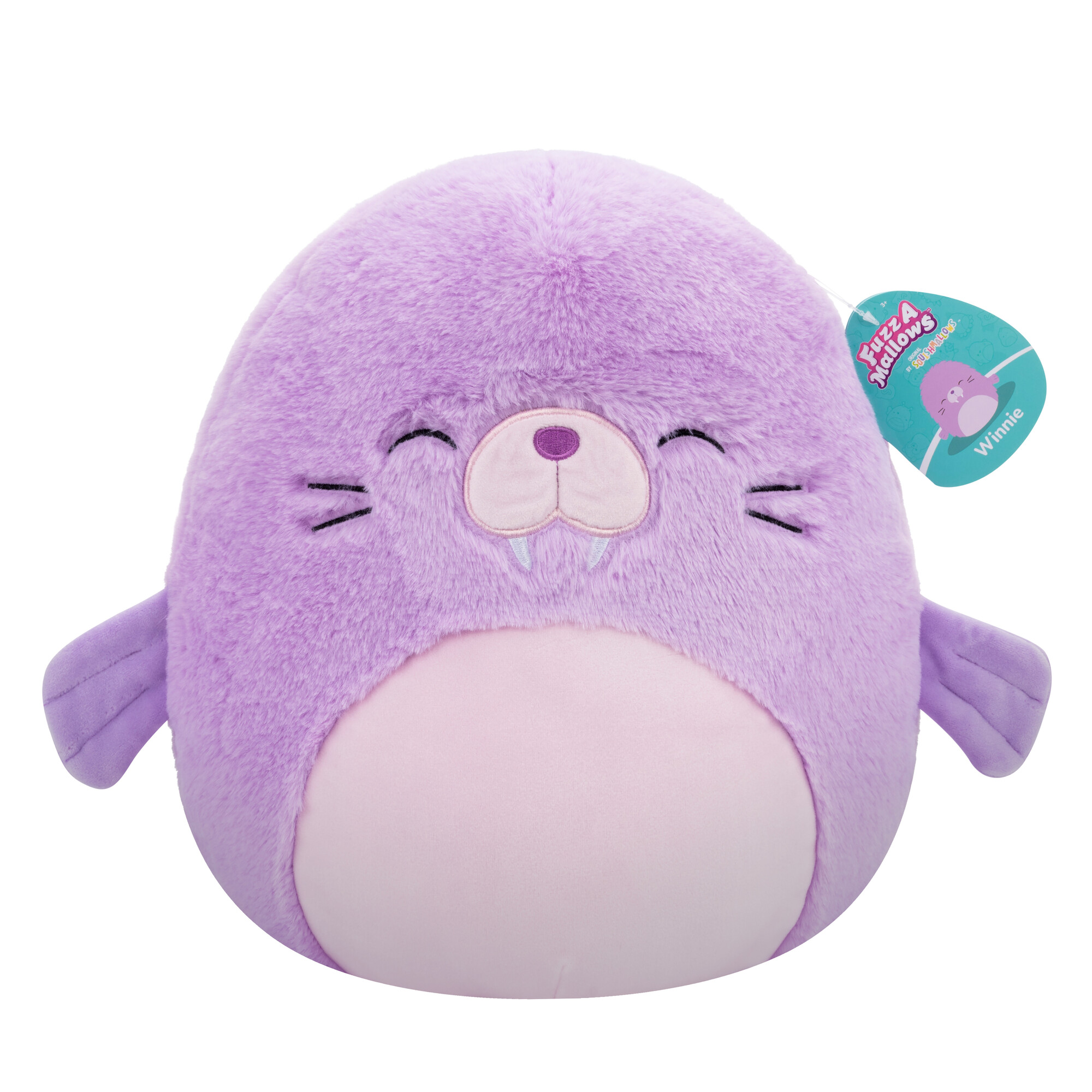 Squishmallows – Fuzz-A-Mallows pliušinis žaislas, W20 - 30 cm - Image 12