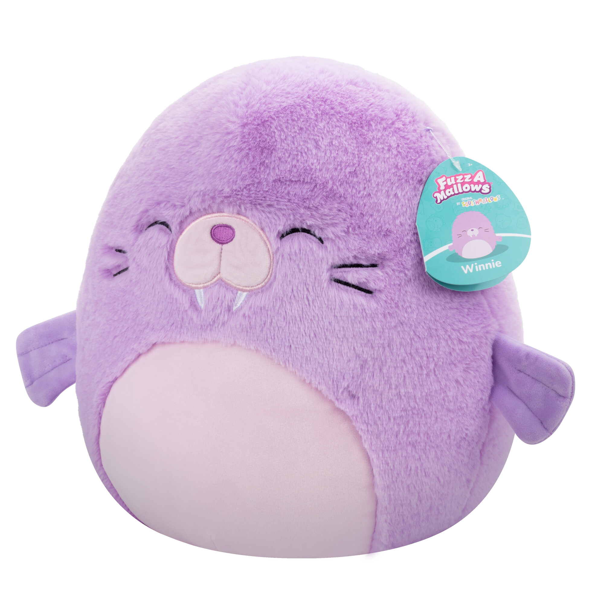 Squishmallows – Fuzz-A-Mallows pliušinis žaislas, W20 - 30 cm - Image 10