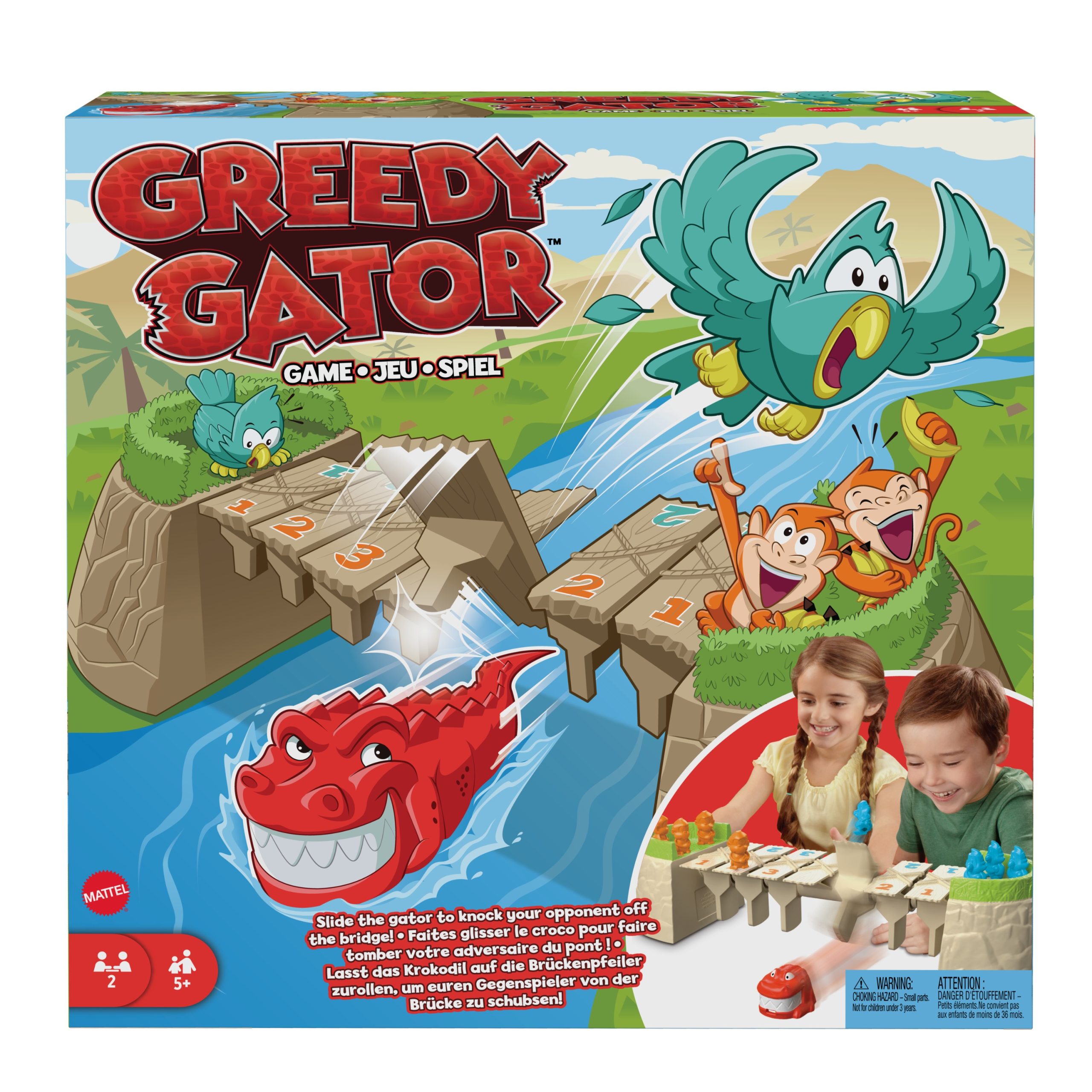 Mattel - Stalo žaidimas Išdykęs krokodilas