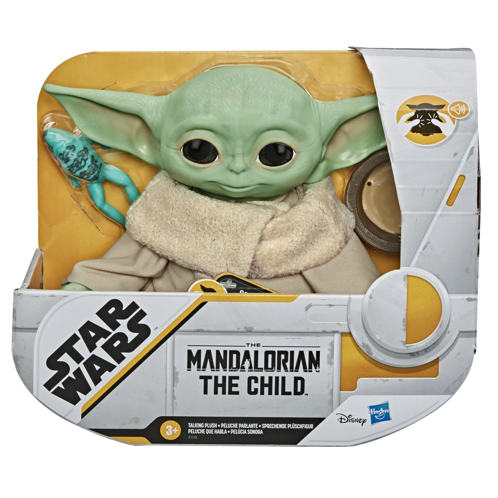 Star Wars - Interaktyvus pliušinis herojus „Mandalorian, The Child“ - 19 cm