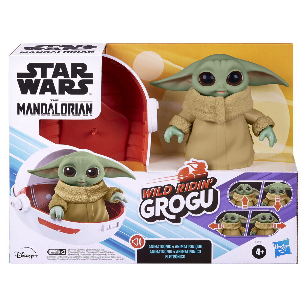 Star Wars – Interaktyvus pliušinis Wild Ridin´ Grogu - 12 cm