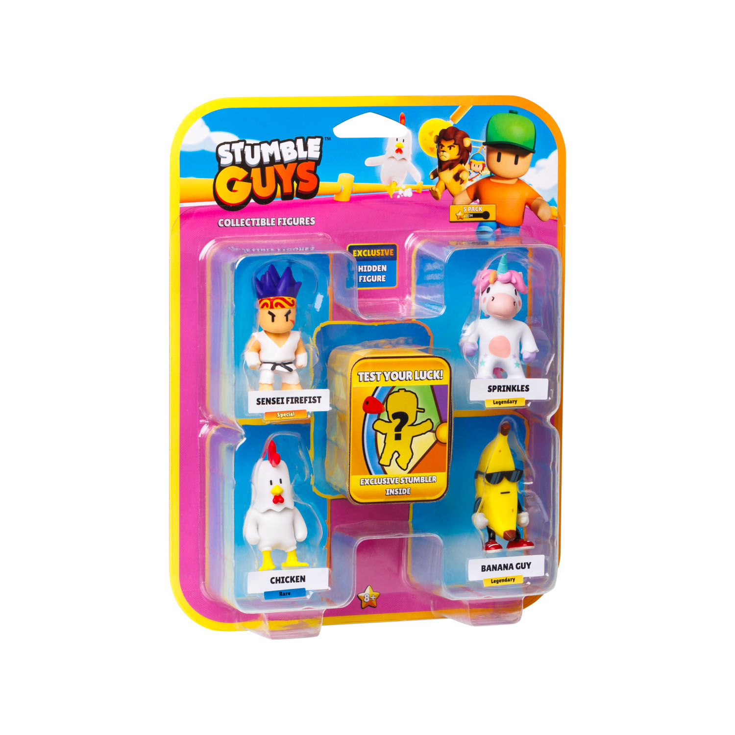 Stumble Guys - Figūrėlės, 5 vnt. - 6 cm