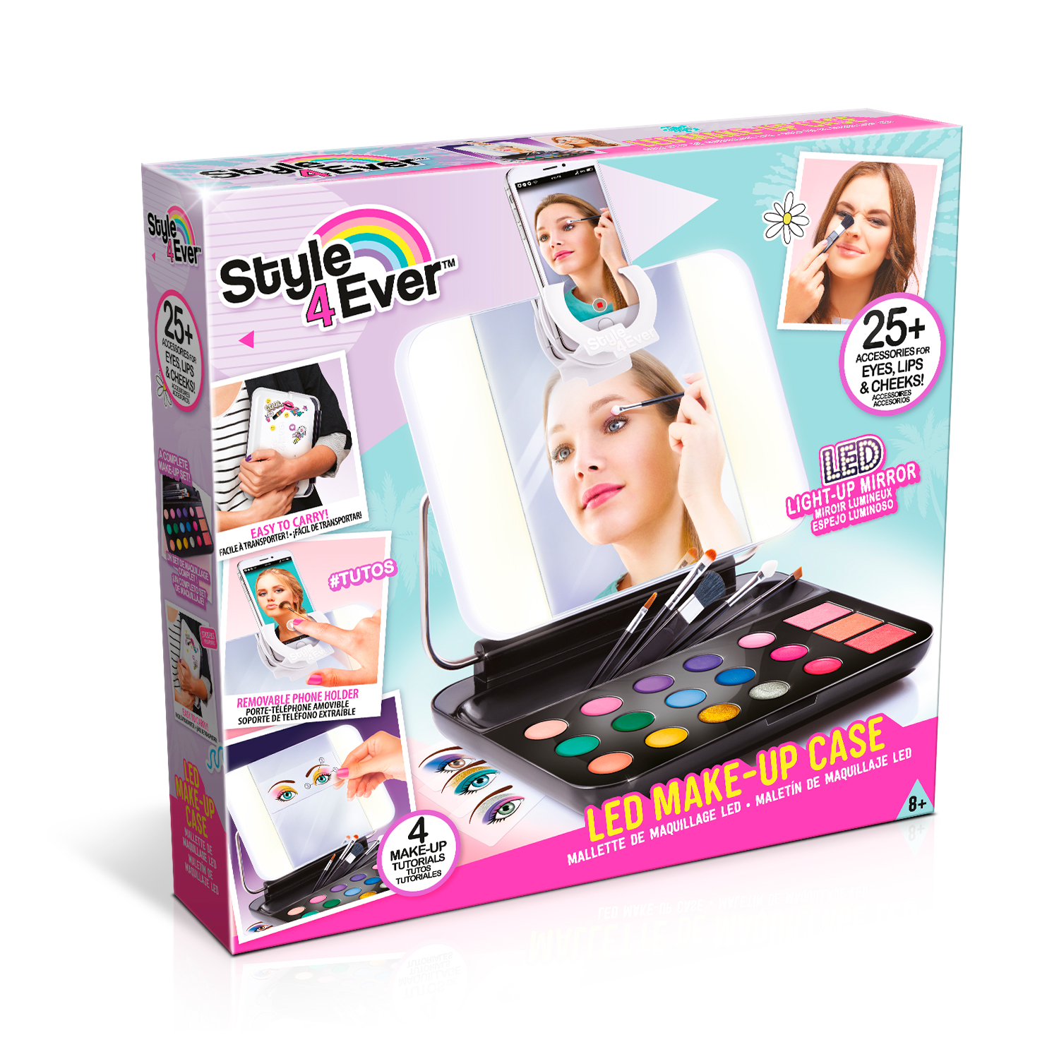 Style 4 Ever - Kosmetinė su šviečiančiu veidrodėliu - Image 5