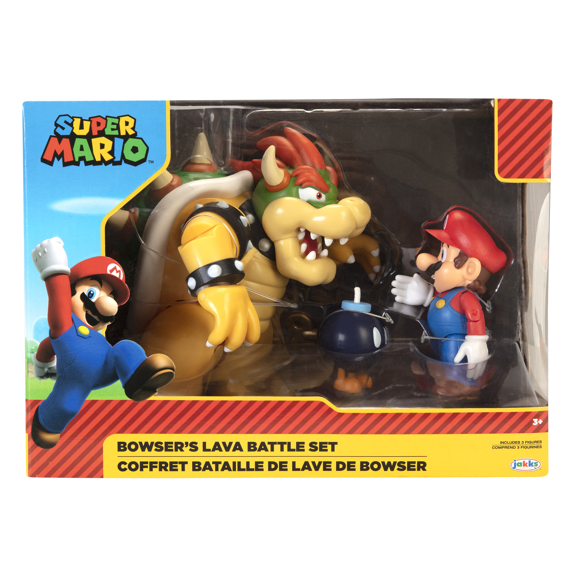 Super Mario – Figūrėlių rinkinys Bowser's Lava