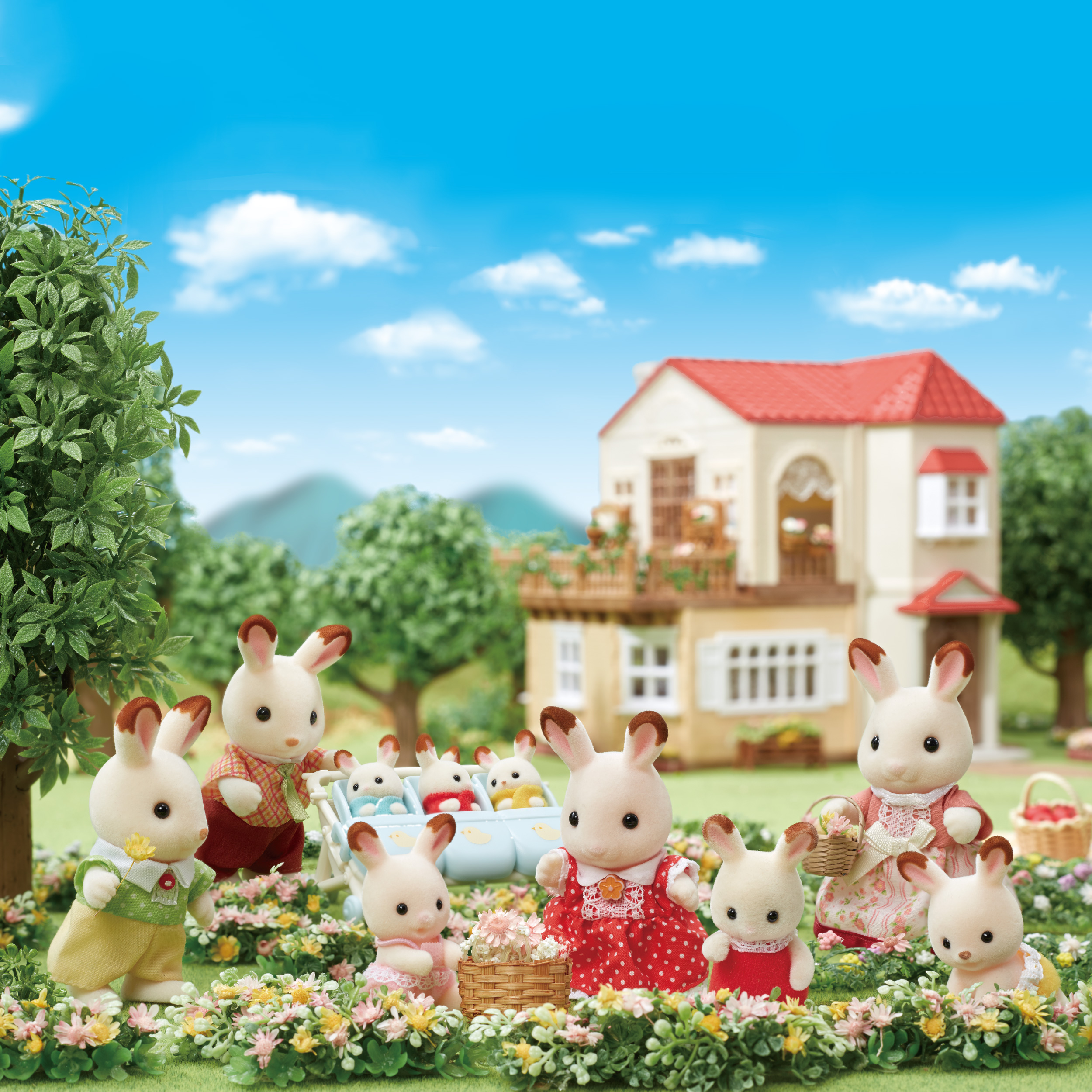Sylvanian Families – Šokoladinių triušiukų šeimynėlė - Image 6