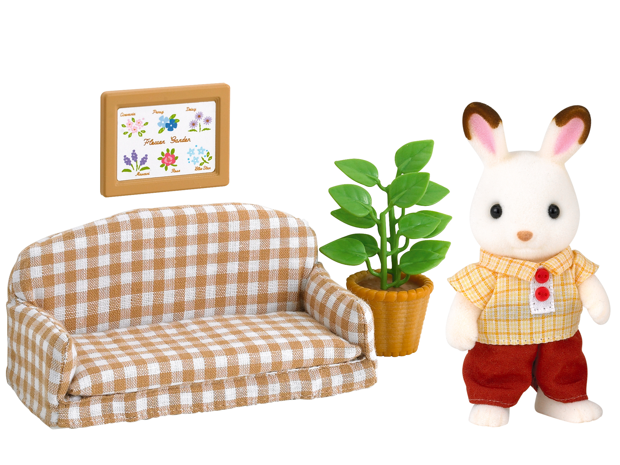 Sylvanian Families - Triušis tėtis ir sofa - Image 2